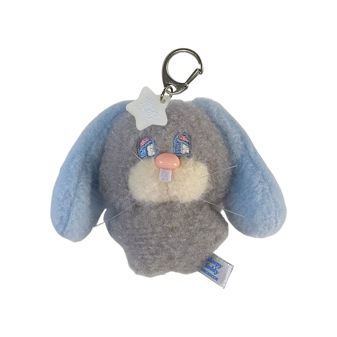 friends_Bunnu_sky The NEONMOON Sleepy Friends Keyring Bunnu sky