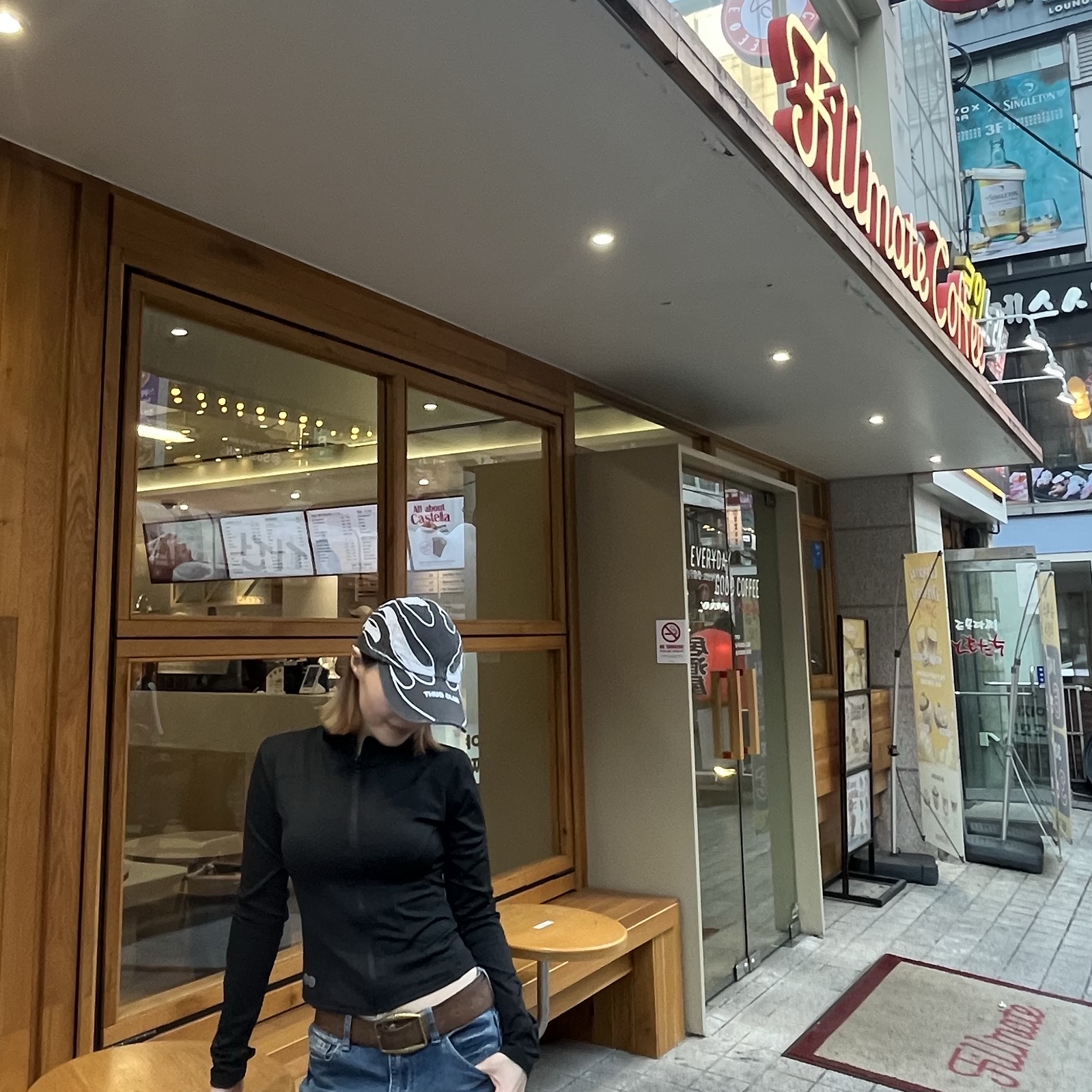 Thug Club Chopper Cap Black 착용 스타일 - 4