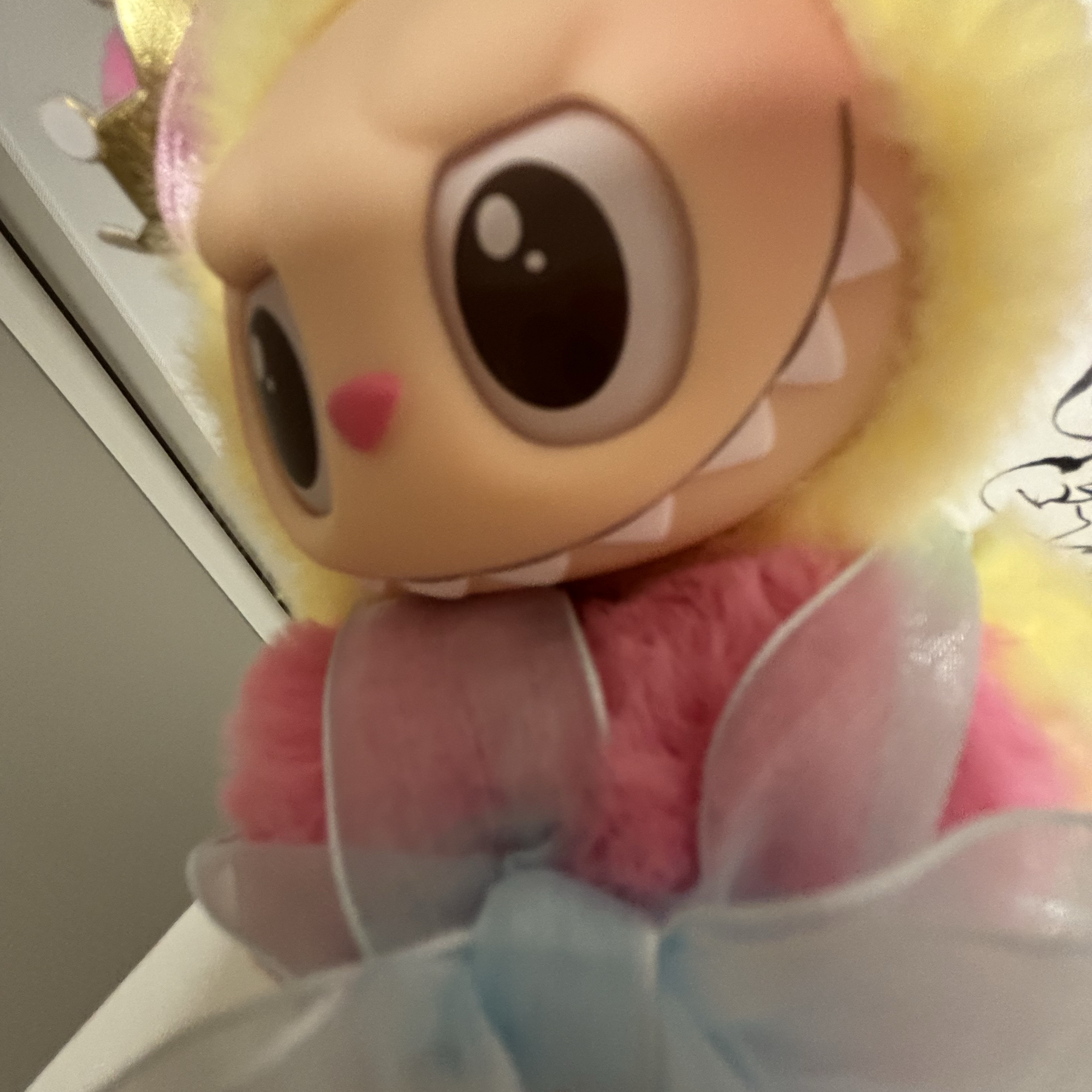 Pop Mart The Monsters Checkmate Series Plush Keyring 착용 스타일 - 3