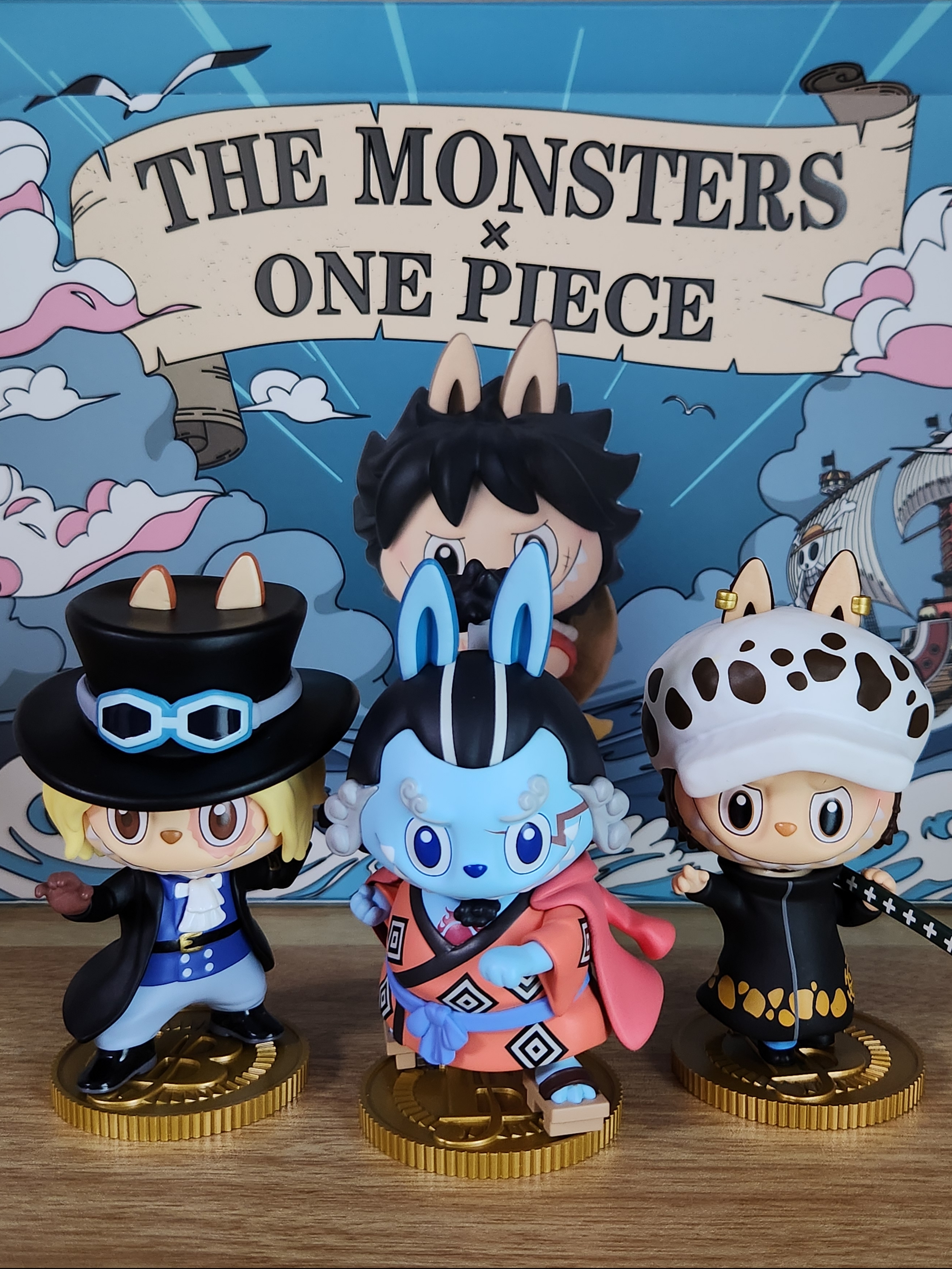 Pop Mart Labubu The Monsters x One Piece Series Figures Sealed Case (12 Blind Boxes) 착용 스타일 - 5