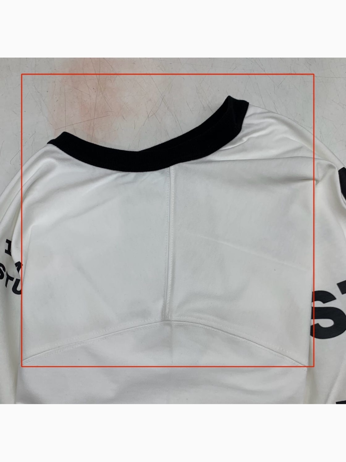 IAB Studio Established T-Shirt White Black 착용 스타일 - 1