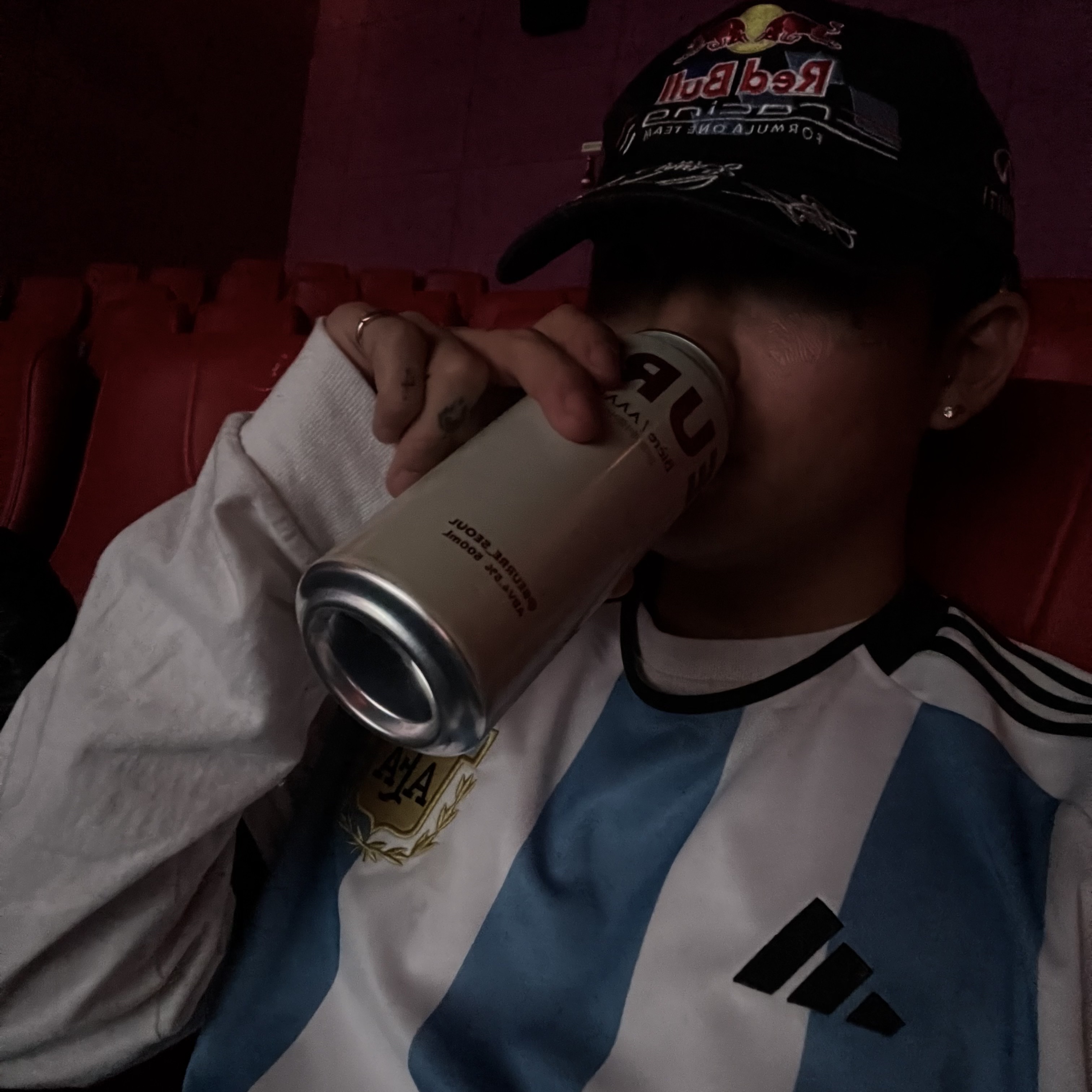 Adidas Argentina Home Authentic Jersey 2022 White Light Blue - KR Sizing (Non Marking Ver.) 착용 스타일