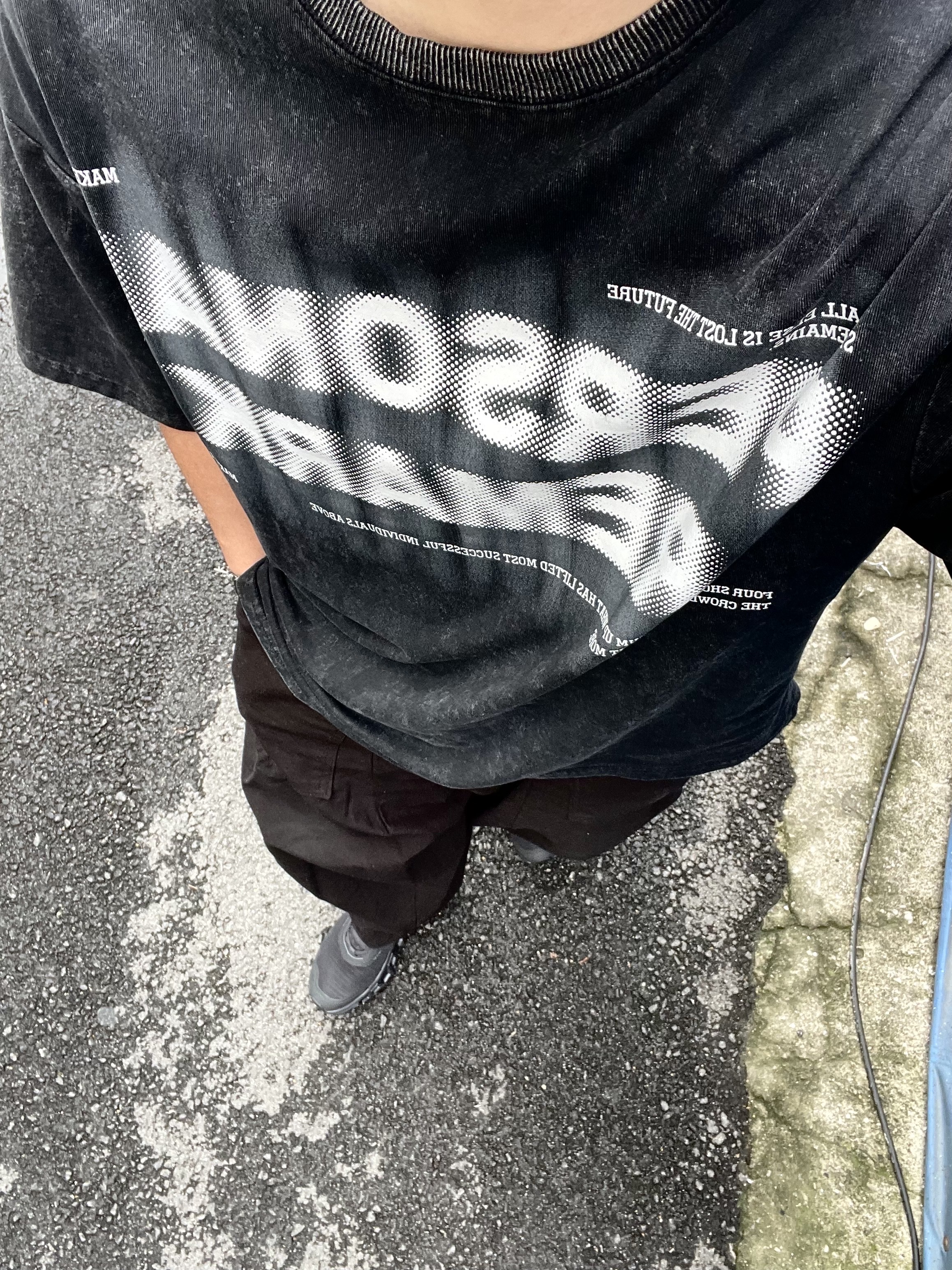 On Running Cloudmonster Void Black, Sansan Gear Nylon Wing Cap Black - 22FW 착용 스타일 - 1