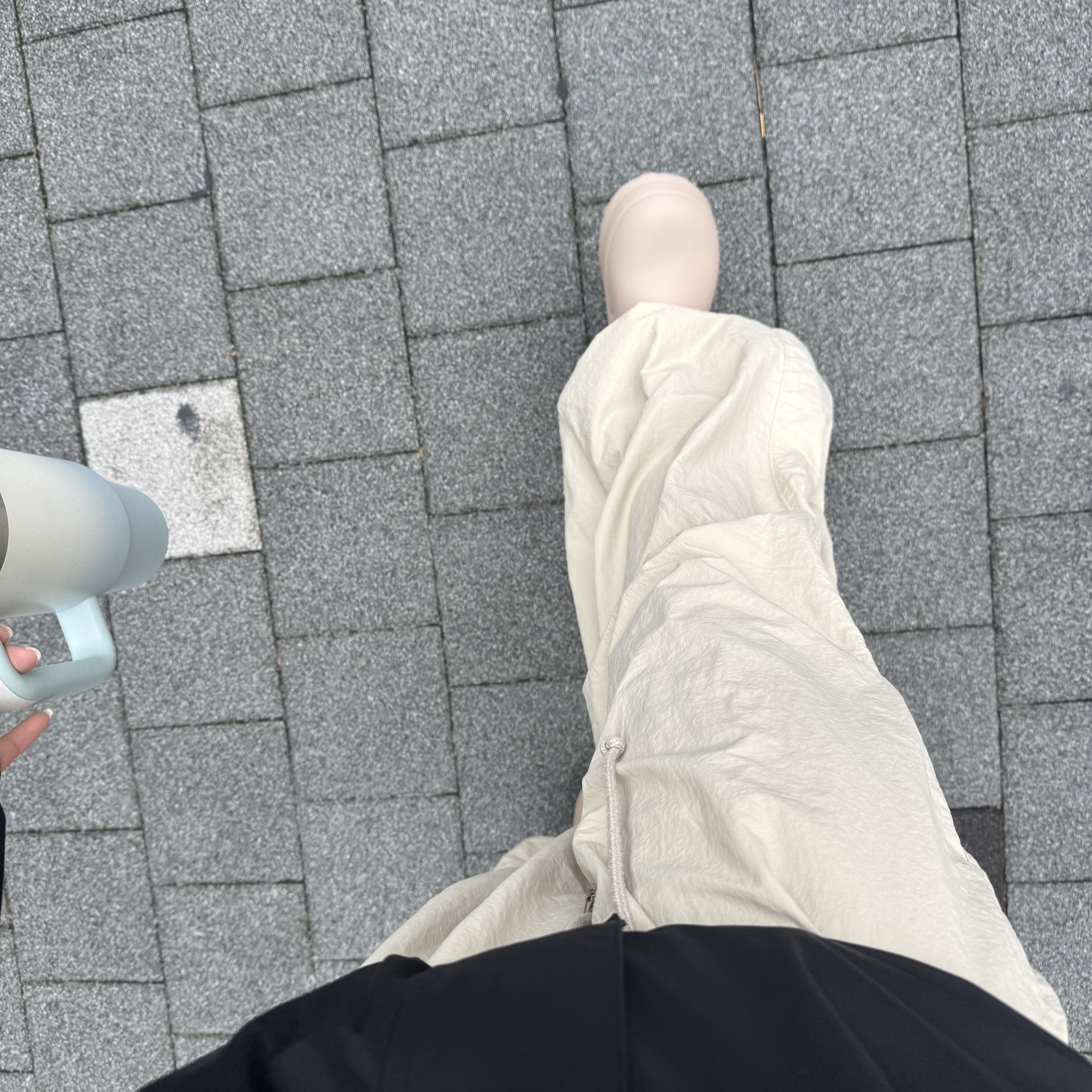 (W) Adidas Adifom Stan Smith Mule Wonder Taupe, Casio AQ-230A-2A1MQY 착용 스타일 - 2
