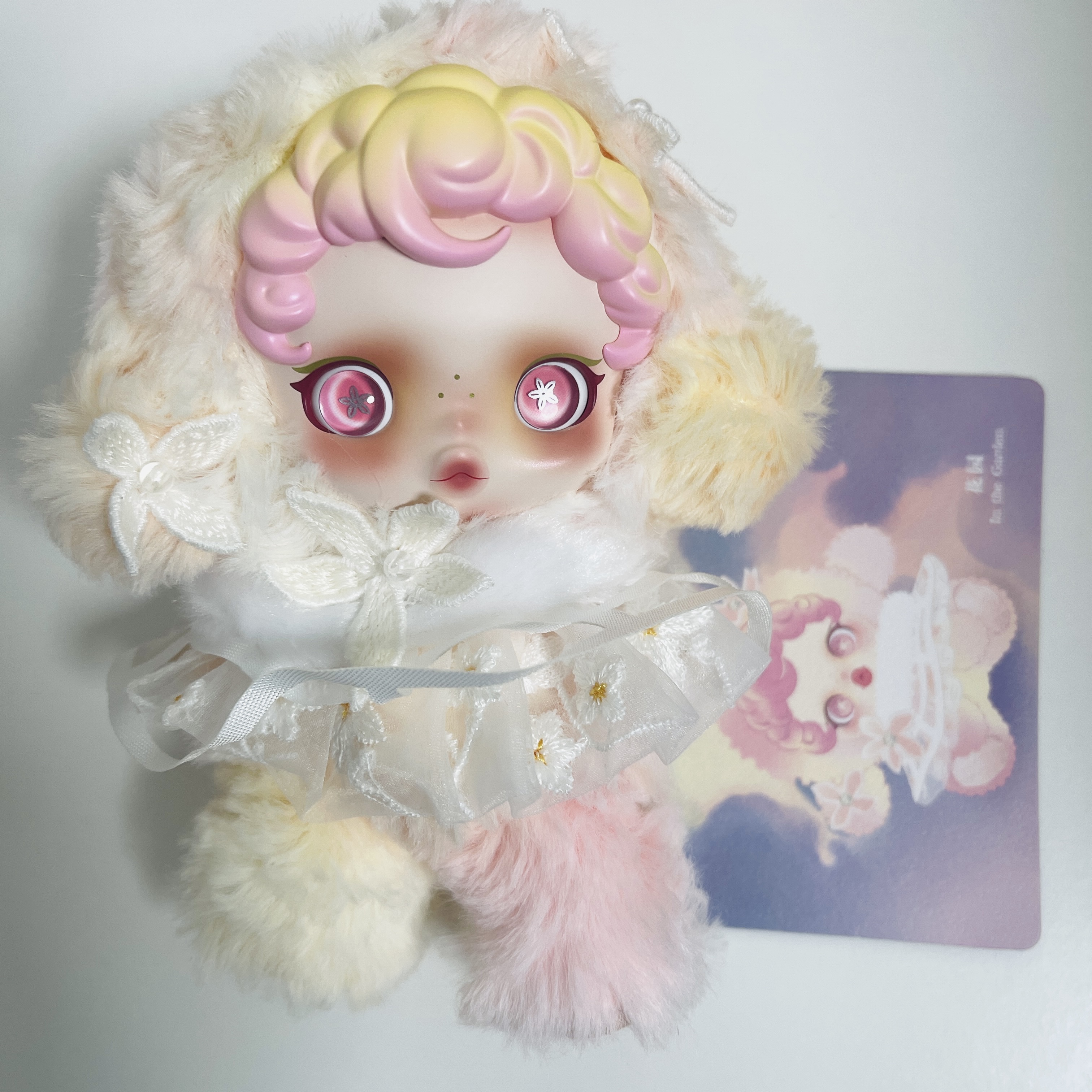 Pop Mart Skullpanda L’Impressionnisme Series Plush Doll In The Garden (Opened Case) 착용 스타일 - 1