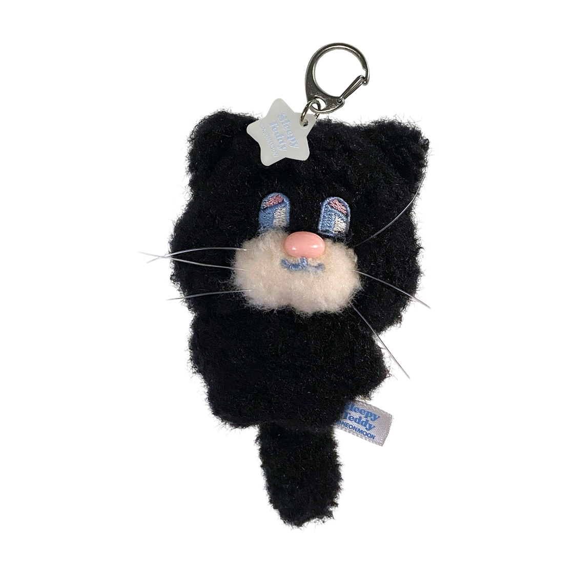 friends_Cat_Black The NEONMOON Sleepy Friends Keyring Cat Black