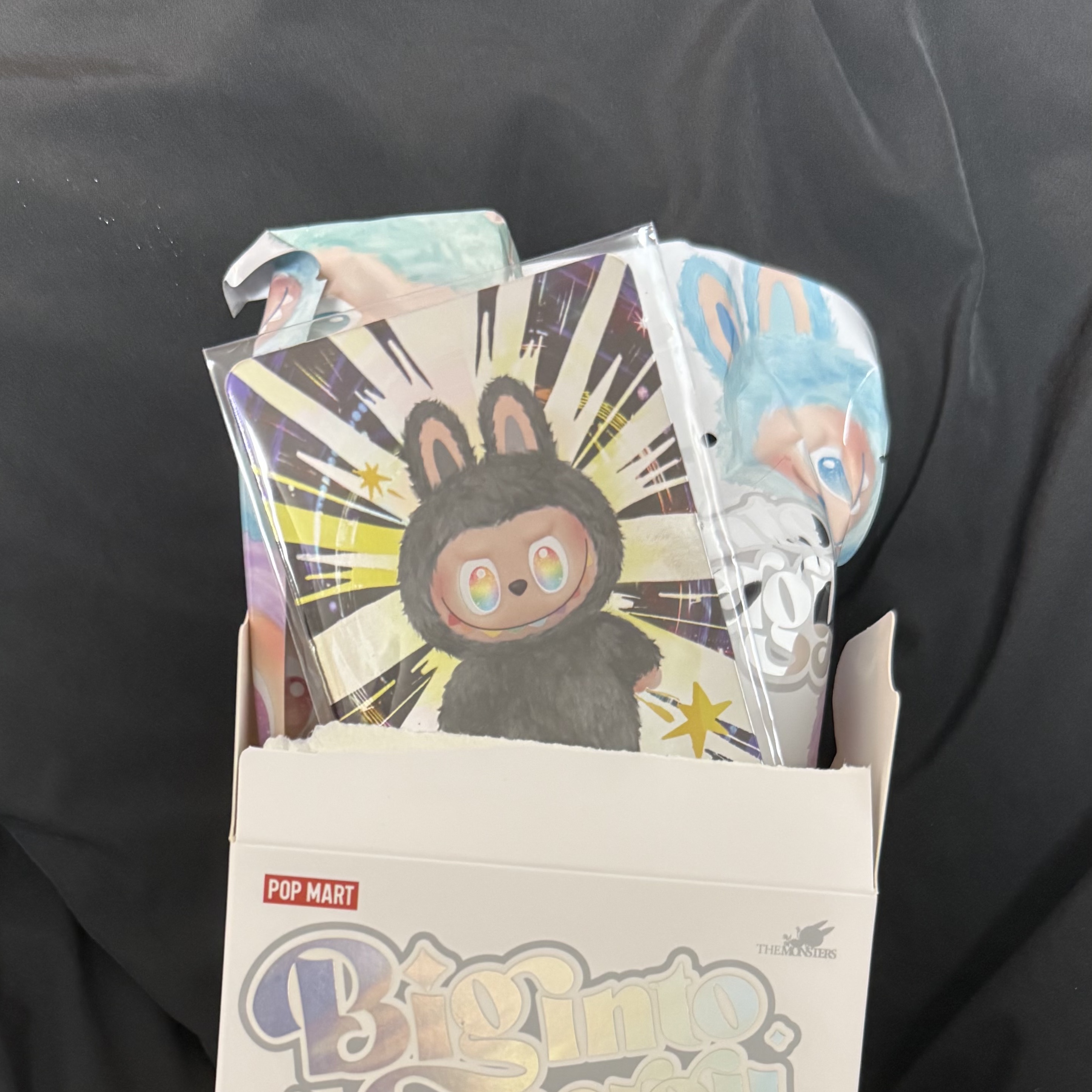 Pop Mart Labubu The Monsters Highlight Series Sealed Case (6 Blind Boxes), Pop Mart Labubu The Monsters Highlight Series ID Keyring (Opened Case) 착용 스타일 - 1