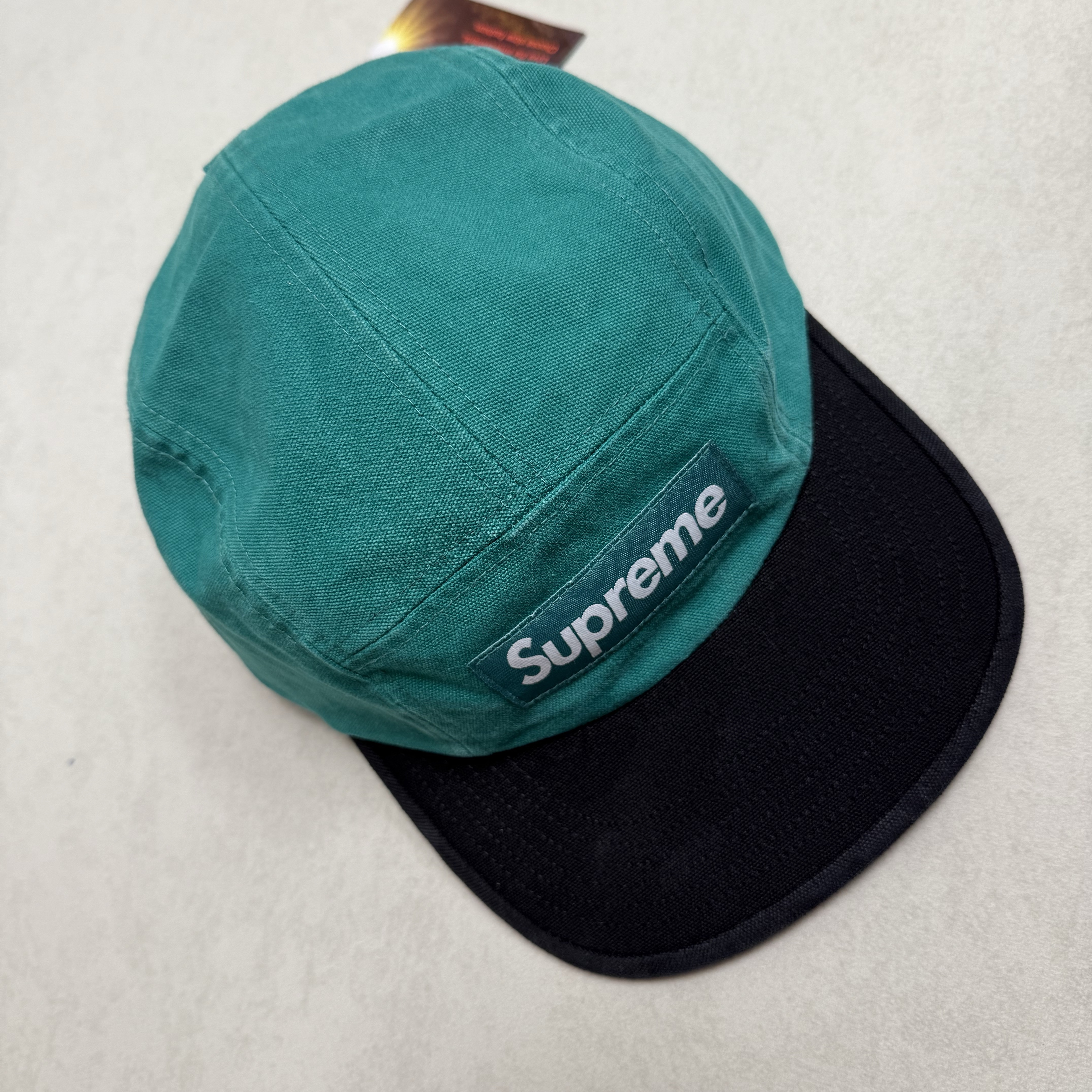 Supreme Ventile Camp Cap Green - 25SS 착용 스타일
