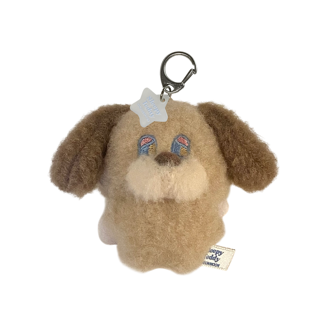 friends_Puppy_brown The NEONMOON Sleepy Friends Keyring Puppy brown
