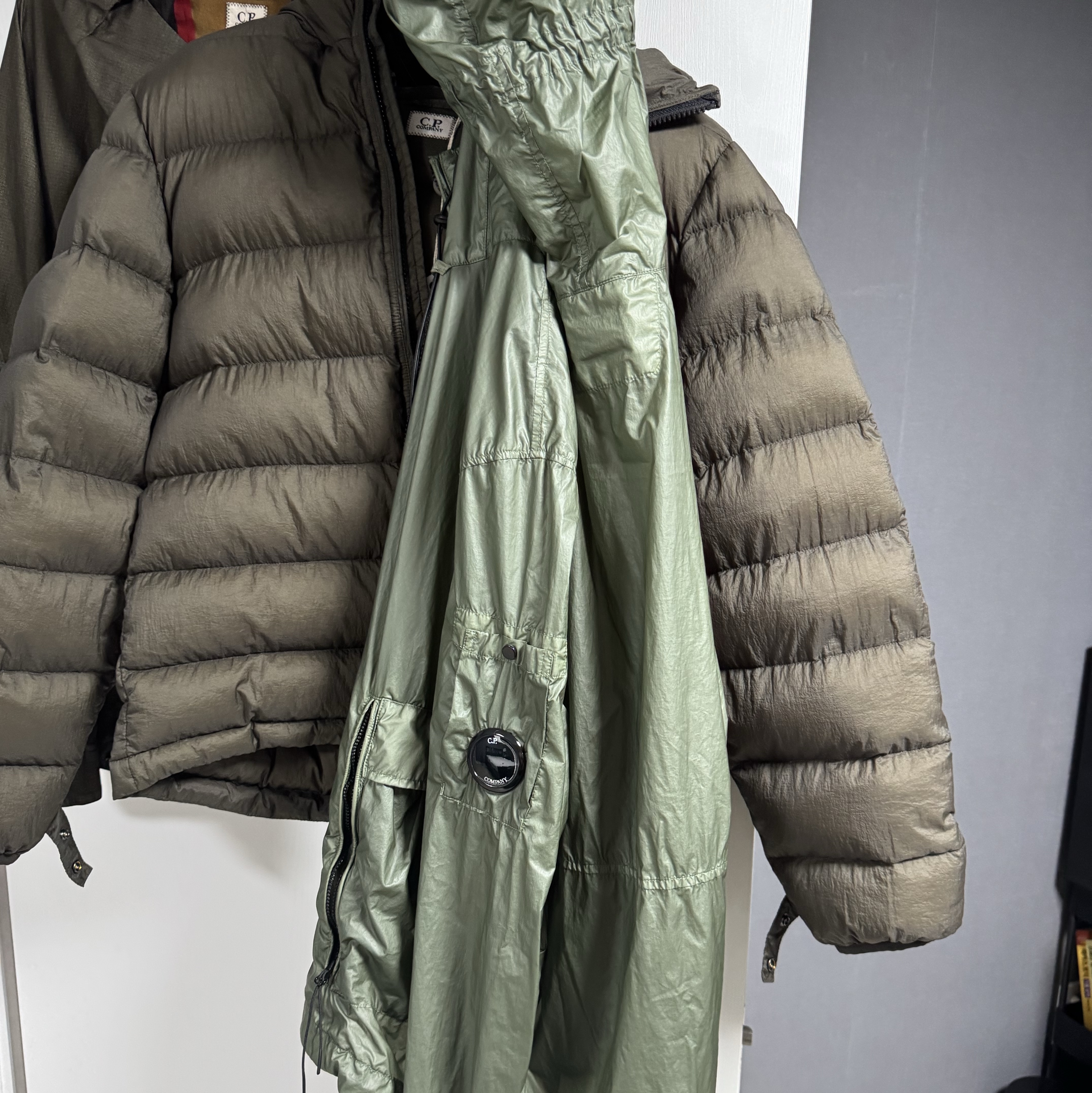 C.P. Company CS II Outerwear Jacket Agave Green - 24SS 착용 스타일 - 3