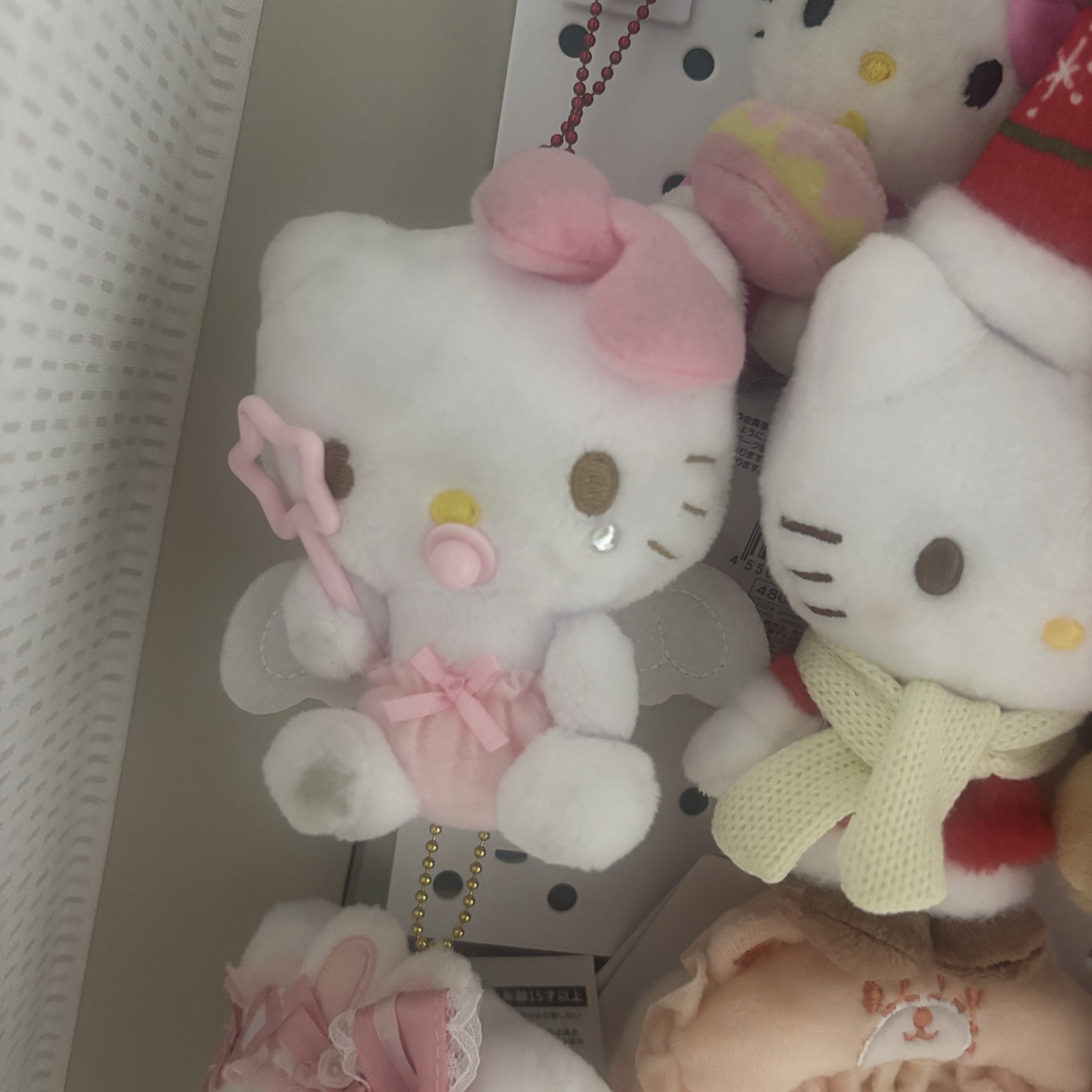 Sanrio Hello Kitty Baby Angel Series Mascot Holder 착용 스타일
