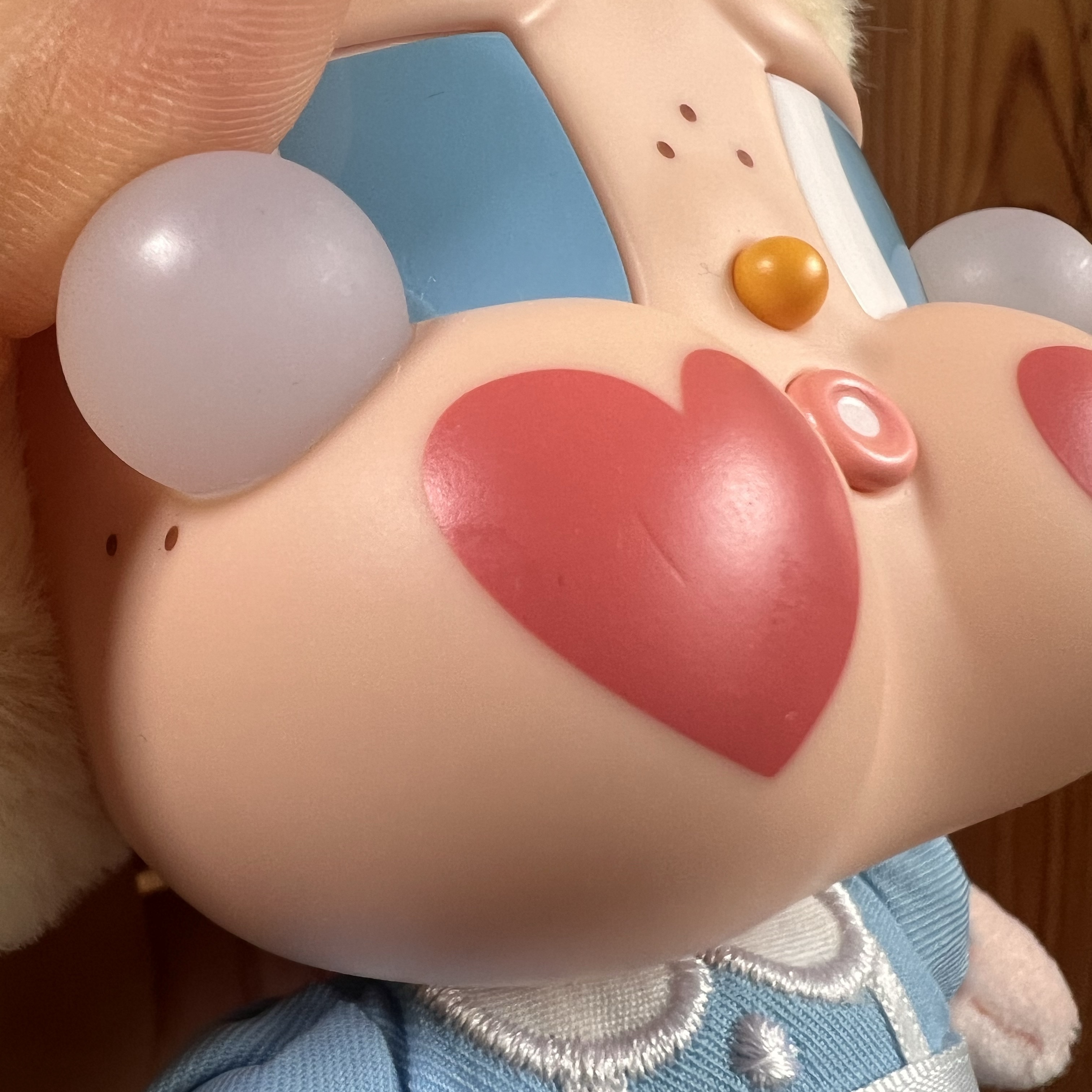 Pop Mart Crybaby Crying Again Series Plush Keyring She's Alice (Opened Case) 착용 스타일 - 1