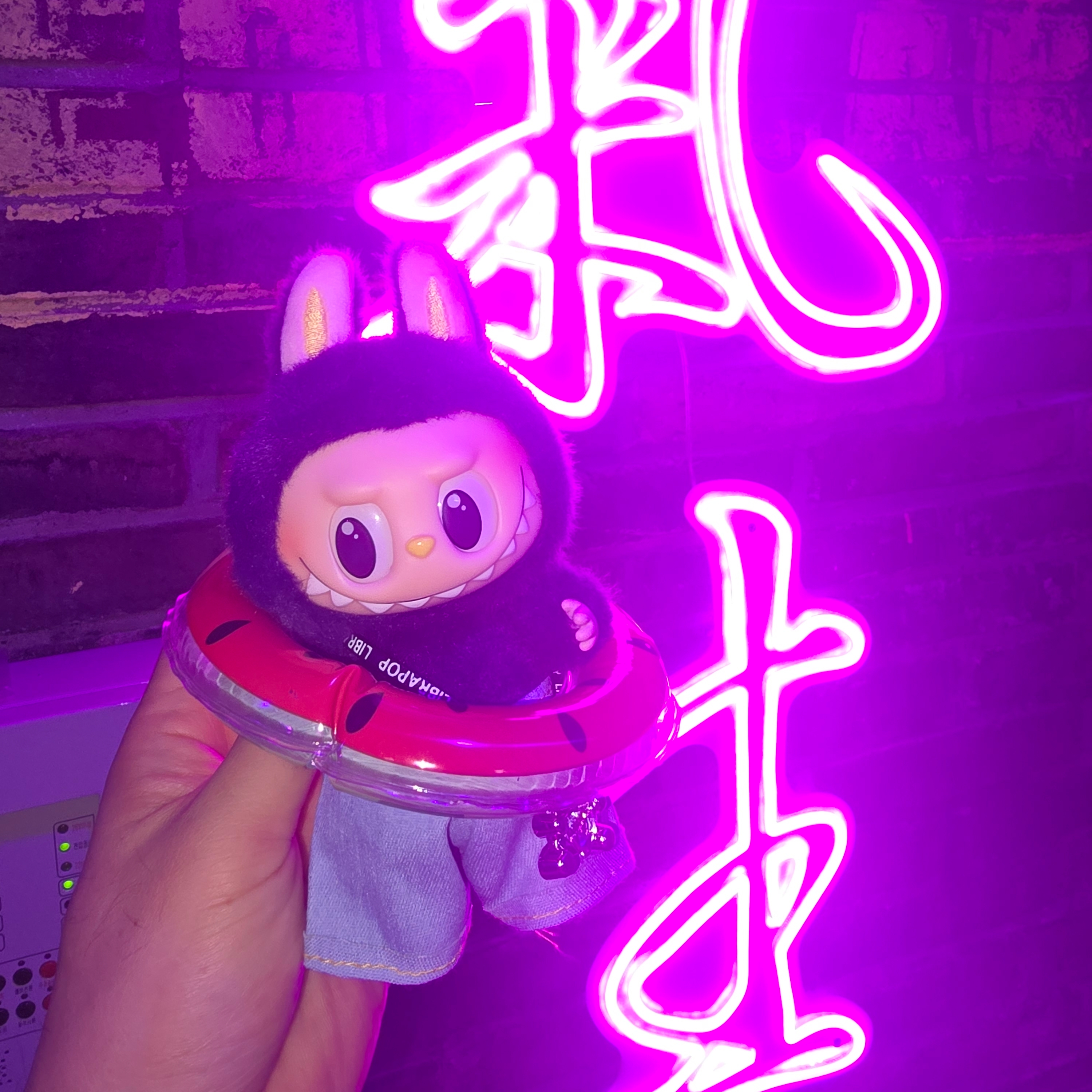 Pop Mart Labubu x Pronounce Lucky Fairy Toy Keyring 착용 스타일