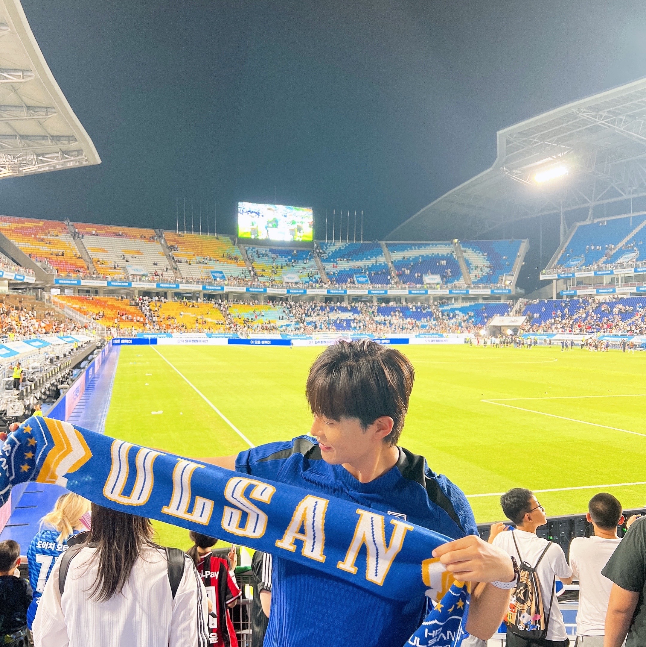 Nike Korea Strike Elite Dri-Fit ADV Knit Football Short Sleeve Top Global Blue Black Global Red - Asia 착용 스타일 - 3