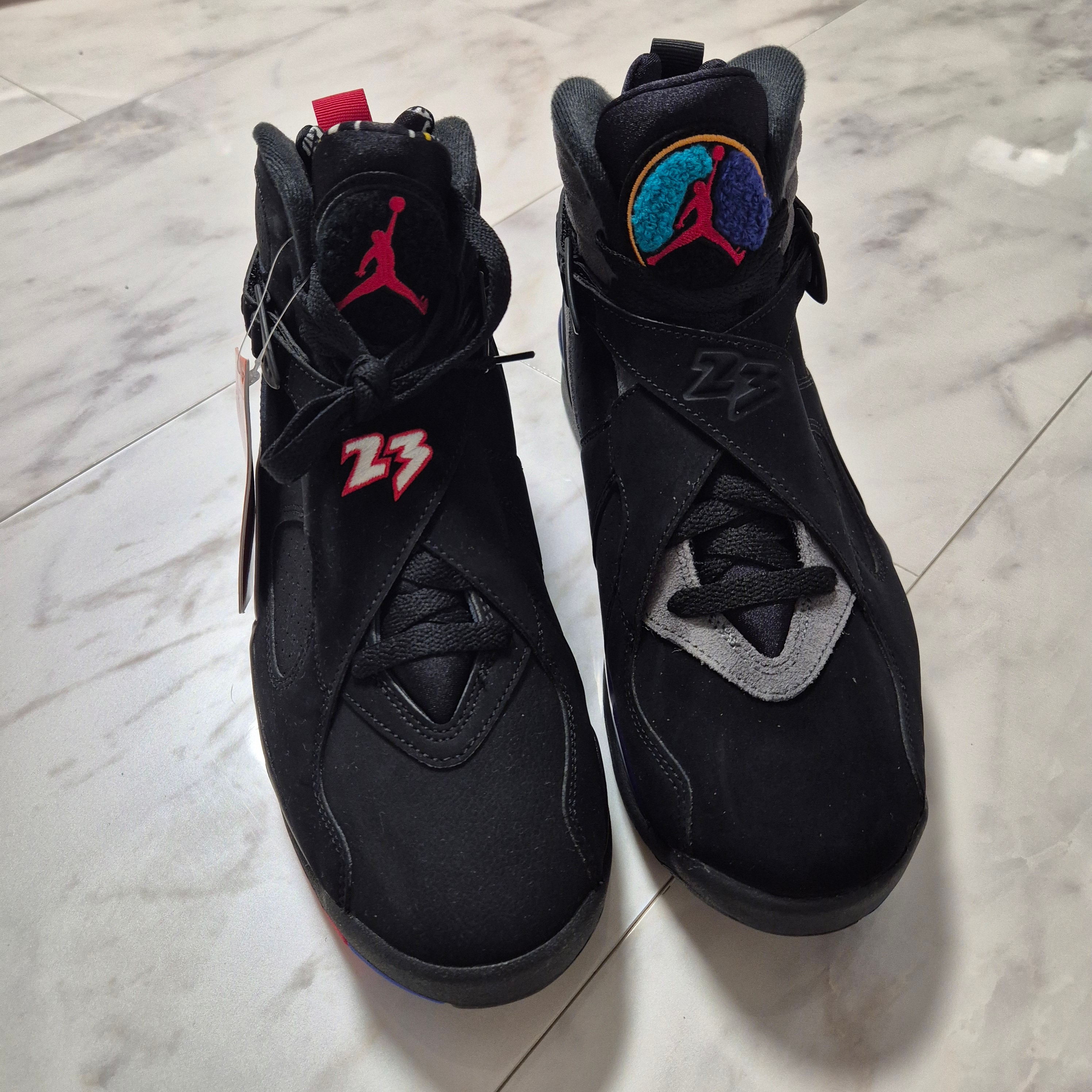 Jordan 8 Retro Aqua 2025, Jordan 8 Retro Playoffs 2023 착용 스타일