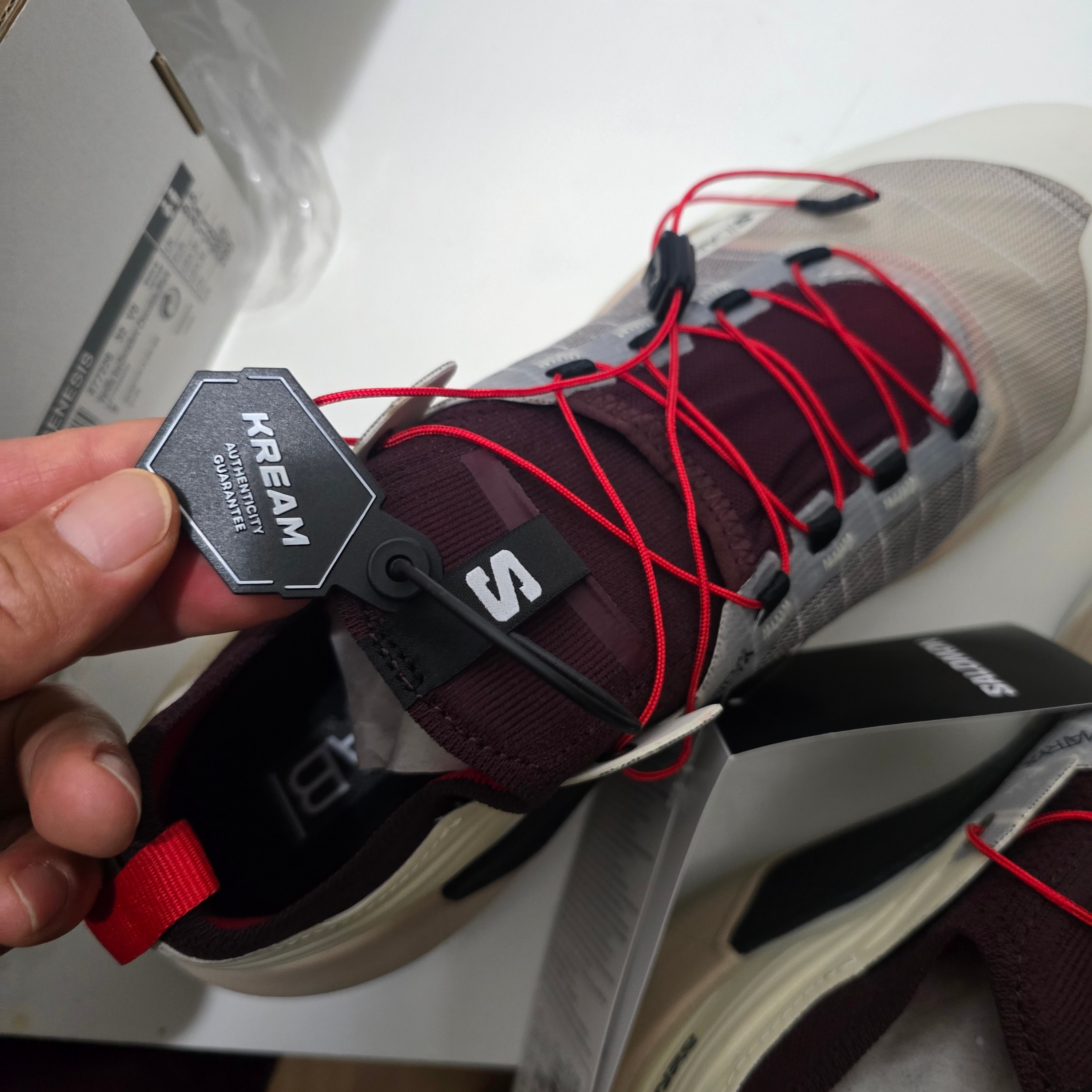 Salomon S/LAB Genesis Vanilla Ice Decadent Chocolate 착용 스타일 - 3