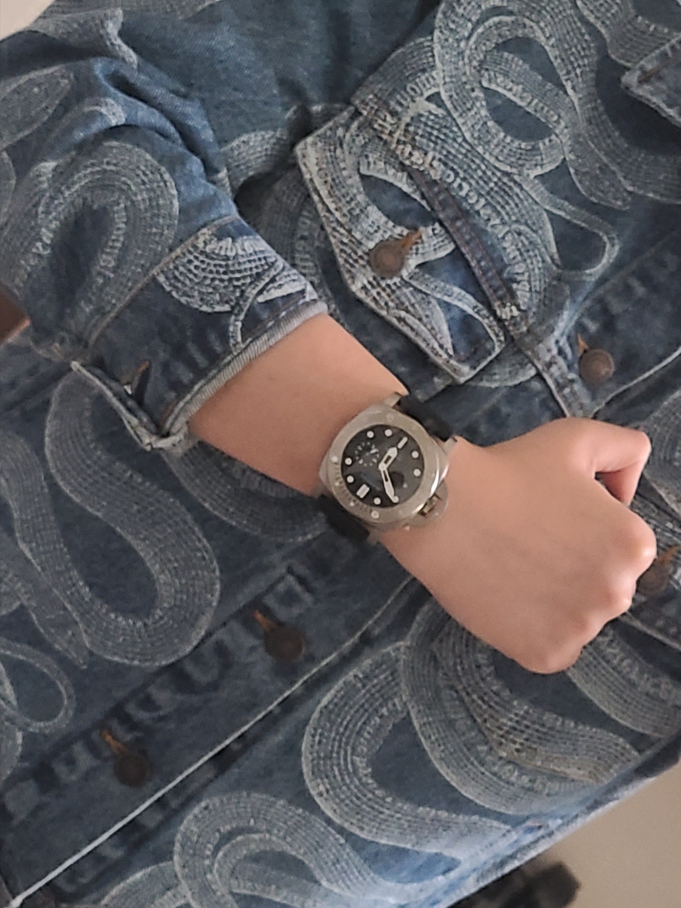 Supreme x Hysteric Glamour Snake Denim Trucker Jacket Blue - 21SS 착용 스타일