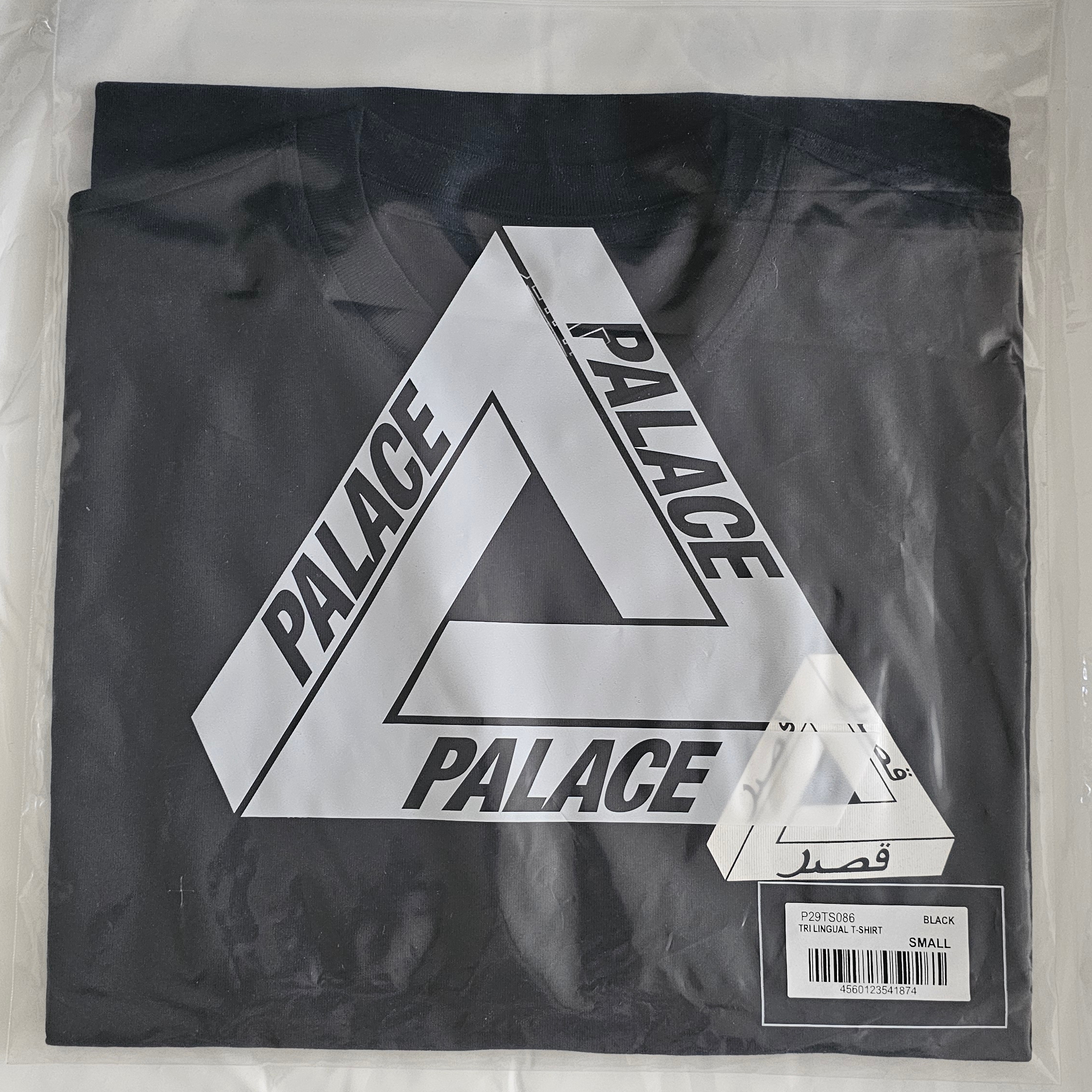 Palace Tri Lingual T-Shirt Black - 25FW 착용 스타일
