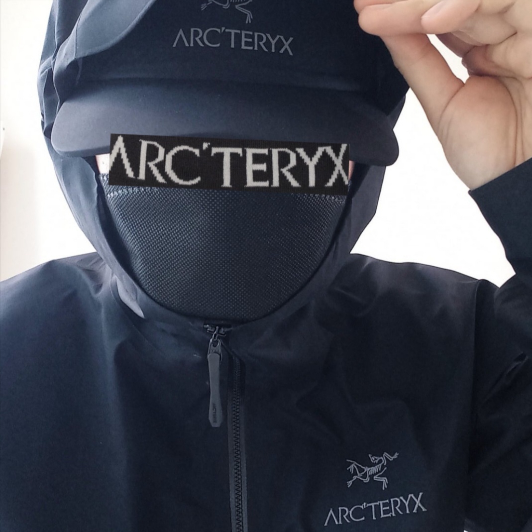Arc'teryx Gore 5 Panel Cap Black, Arc'teryx Solano Hoody Black 착용 스타일 - 2