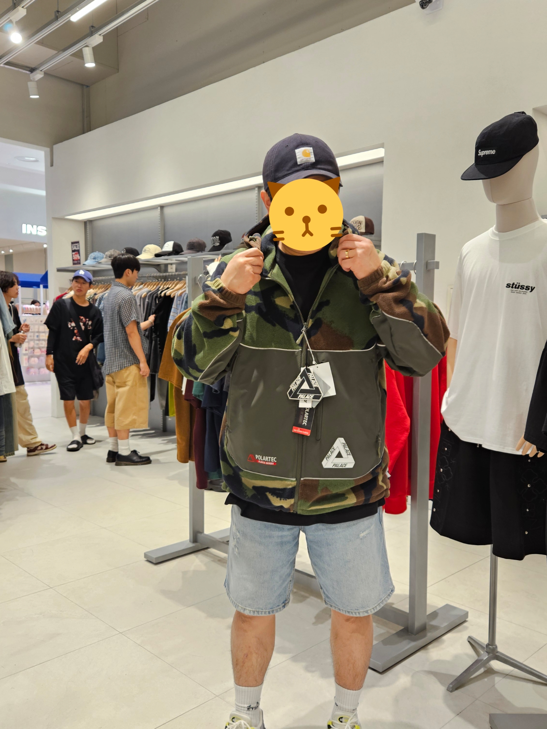 Ader Error Sig; TRS/BL Tag T-Shirt 01 Black, Nike Air Max 95 OG Neon Yellow 2020 착용 스타일 - 3