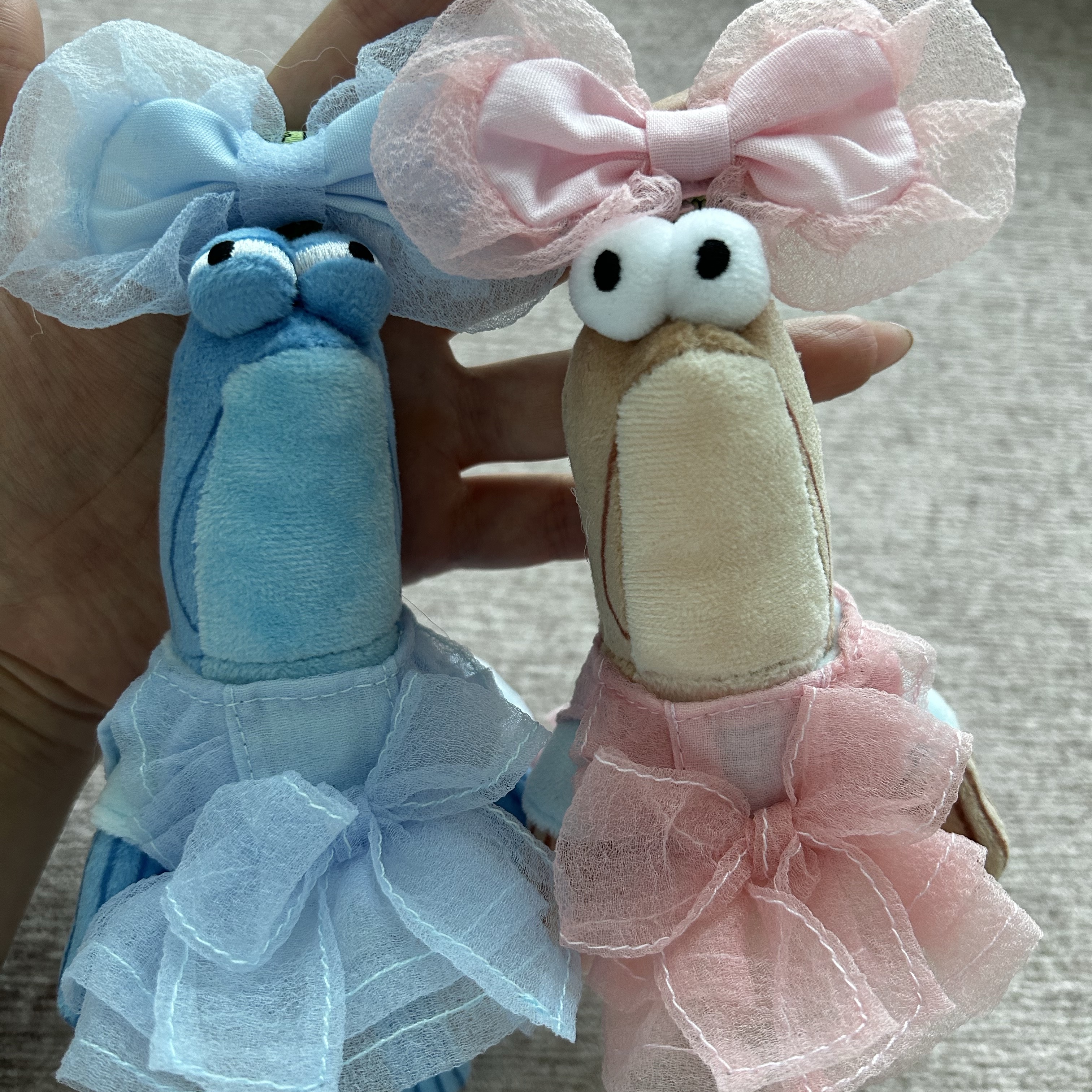 Pop Mart Bikini Bottom Buddies Whimsical Plush (6 Blind Boxes), Pop Mart Bikini Bottom Buddies Whimsical Plush Sardine (Opened Case) 착용 스타일 - 2