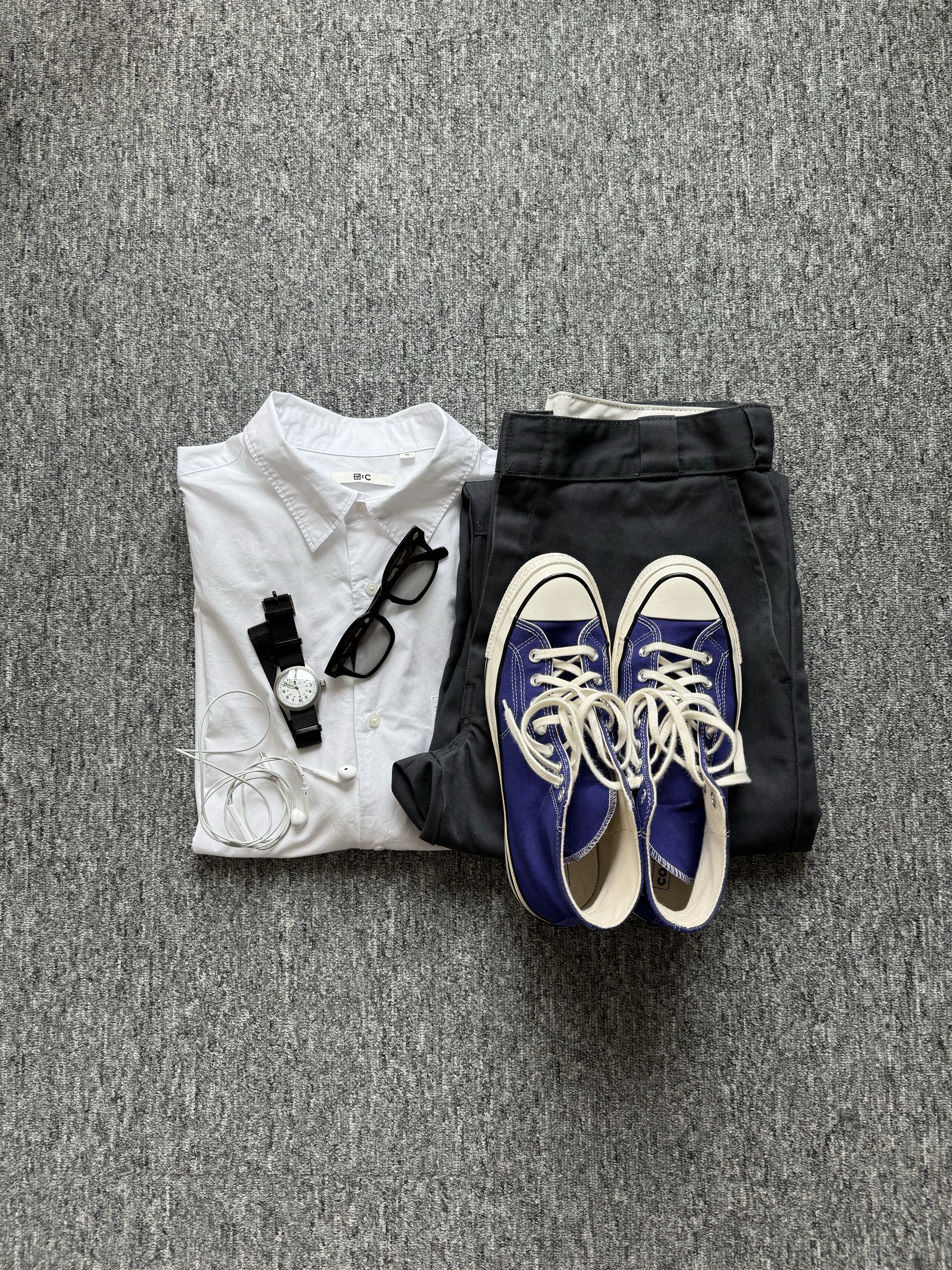 Converse Chuck 70 High Candy Grape 착용 스타일 - 1