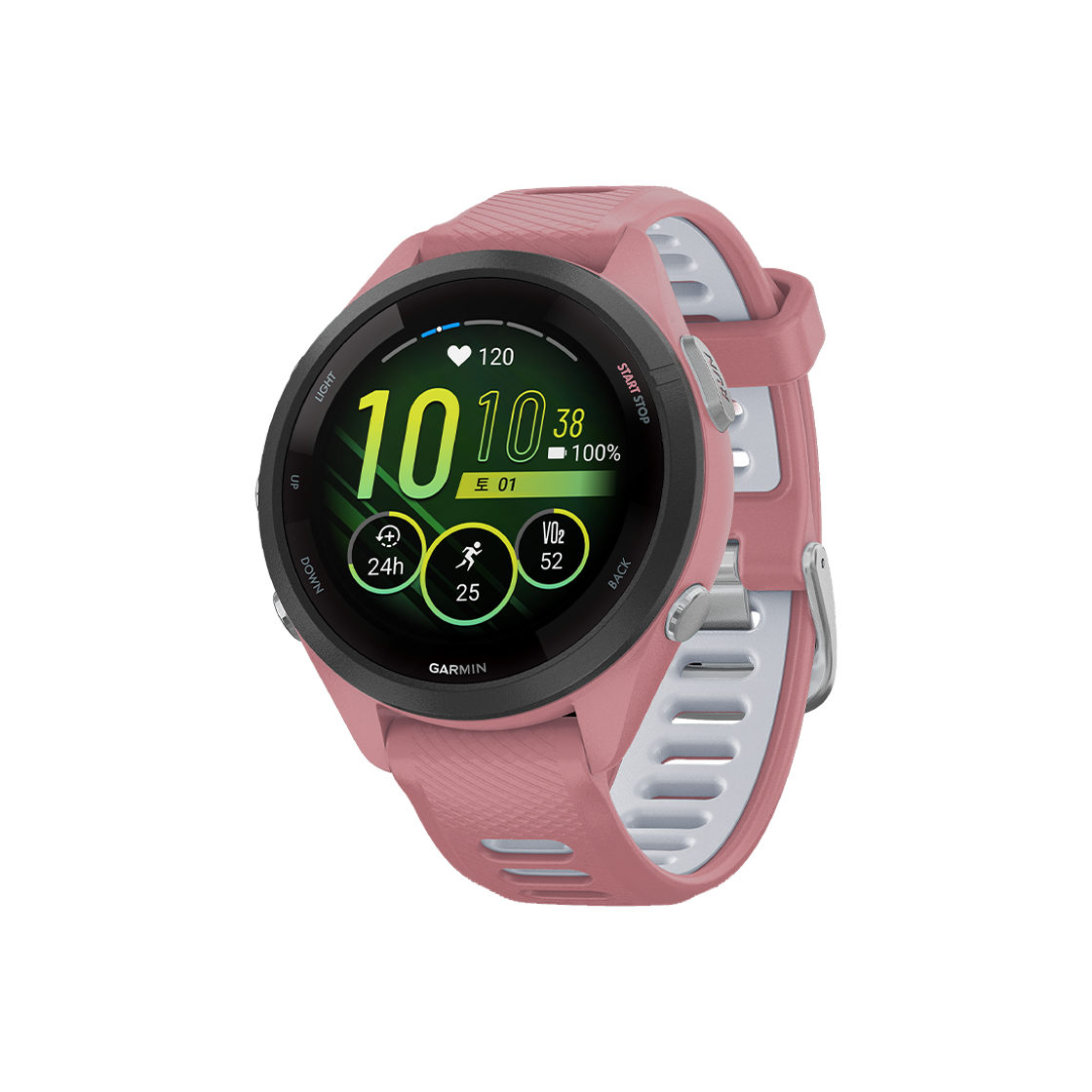 [10% 적립] 가민 포러너 265S 뮤직 GPS 스마트워치 핑크([10% 적립] Garmin Forerunner 265S Music GPS Pink (WiFi))