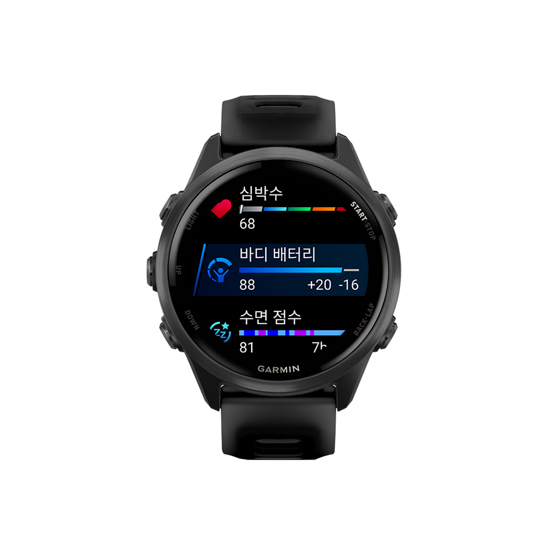 [10% 적립] 가민 포러너 570 42mm 러닝 GPS 스마트워치 블랙([10% 적립] Garmin Forerunner 570 GPS 42mm Black (WiFi)) - 2