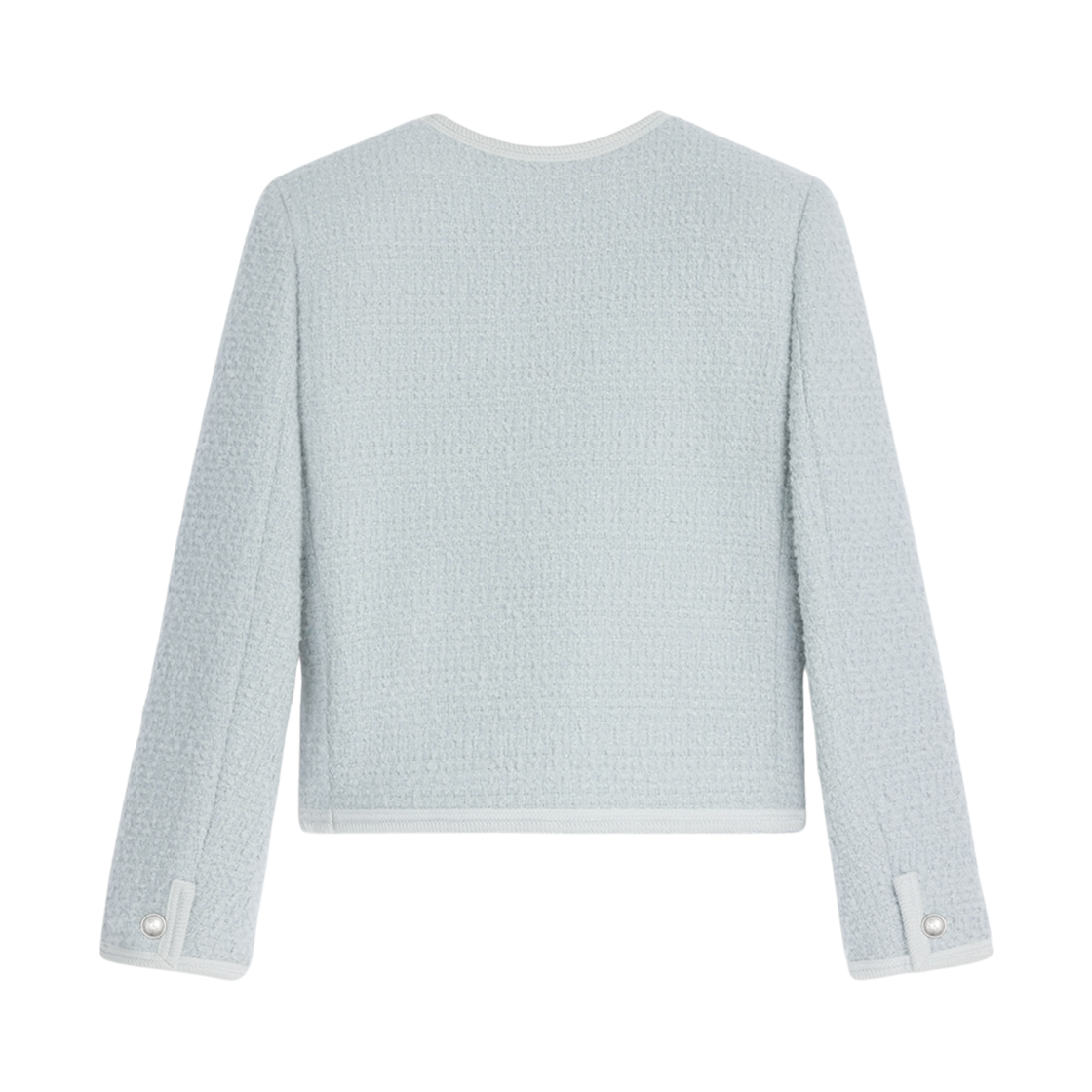 (W) 셀린느 캐시미어 나테 첼시 자켓 아이스 블루((W) Celine Chelsea Jacket in Cashmere Natte Ice Blue) - 2
