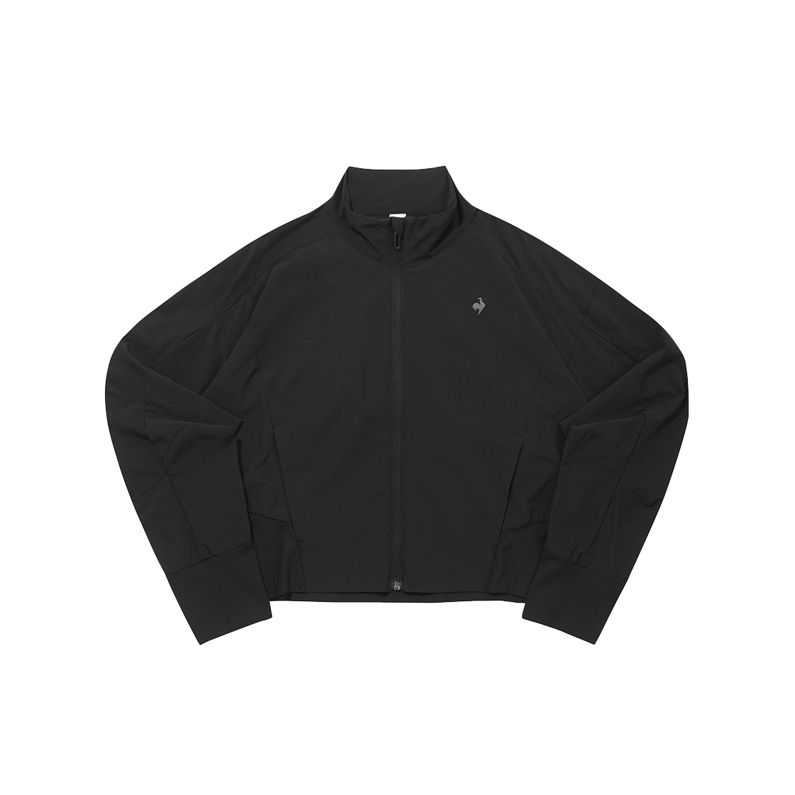 르꼬끄 스포르티브 여성 루즈핏 우븐 하이넥 홑겹 자켓 - 블랙(QQ322OJK71)(le coq sportif Women's Loose-Fit Woven Lightweight Jacket Black) - 1