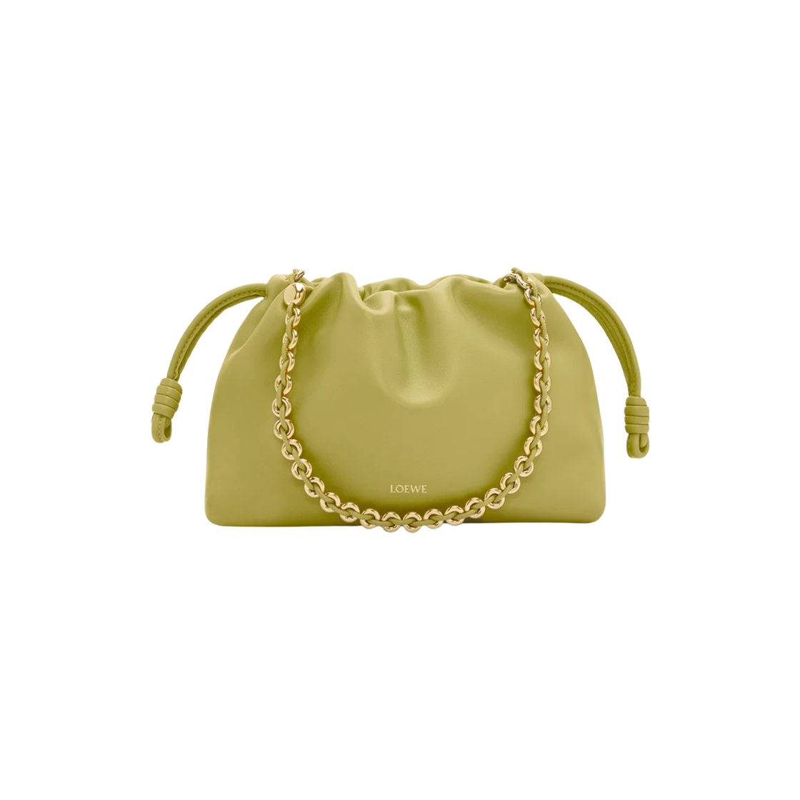 로에베 미디움 플라멘코 퍼스 백 인 멜로우 나파 램스킨 라이트 모스(Loewe Medium Flamenco Purse Bag in Mellow Nappa Lambskin Light Moss)
