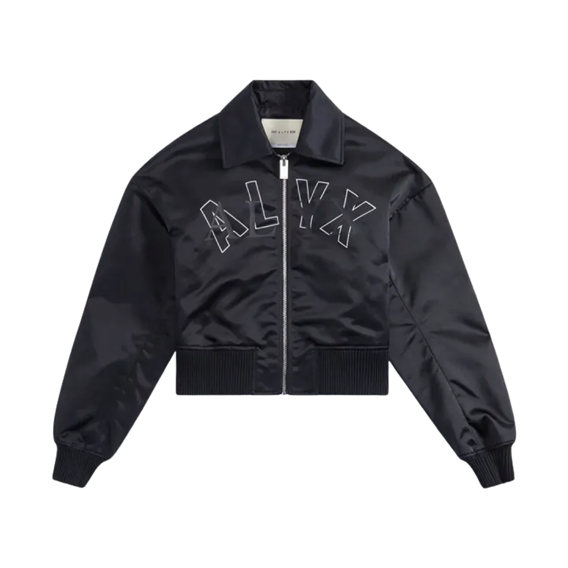 (W) 1017 알릭스 9SM 루나 로고 봄버 자켓 블랙((W) 1017 Alyx 9SM Luna Logo Bomber Jacket Black)