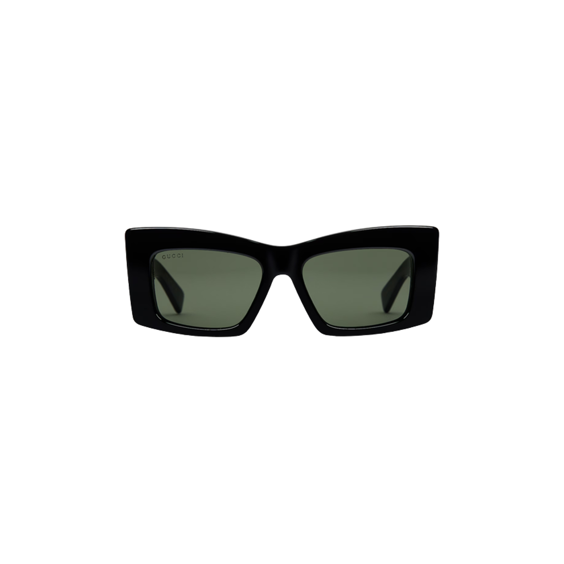 819535-J0740-1012 (W) Gucci Square Frame Sunglasses Shiny Black