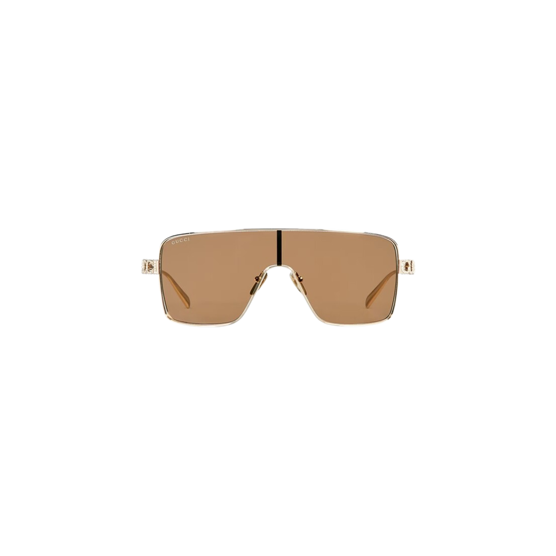 (W) 구찌 렉탱귤러 프레임 선글라스 라이트 골드((W) Gucci Rectangular Frame Sunglasses Light Gold) - 1