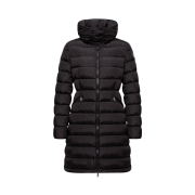 (W) Moncler Flammette Long Down Jacket Black - 25FW