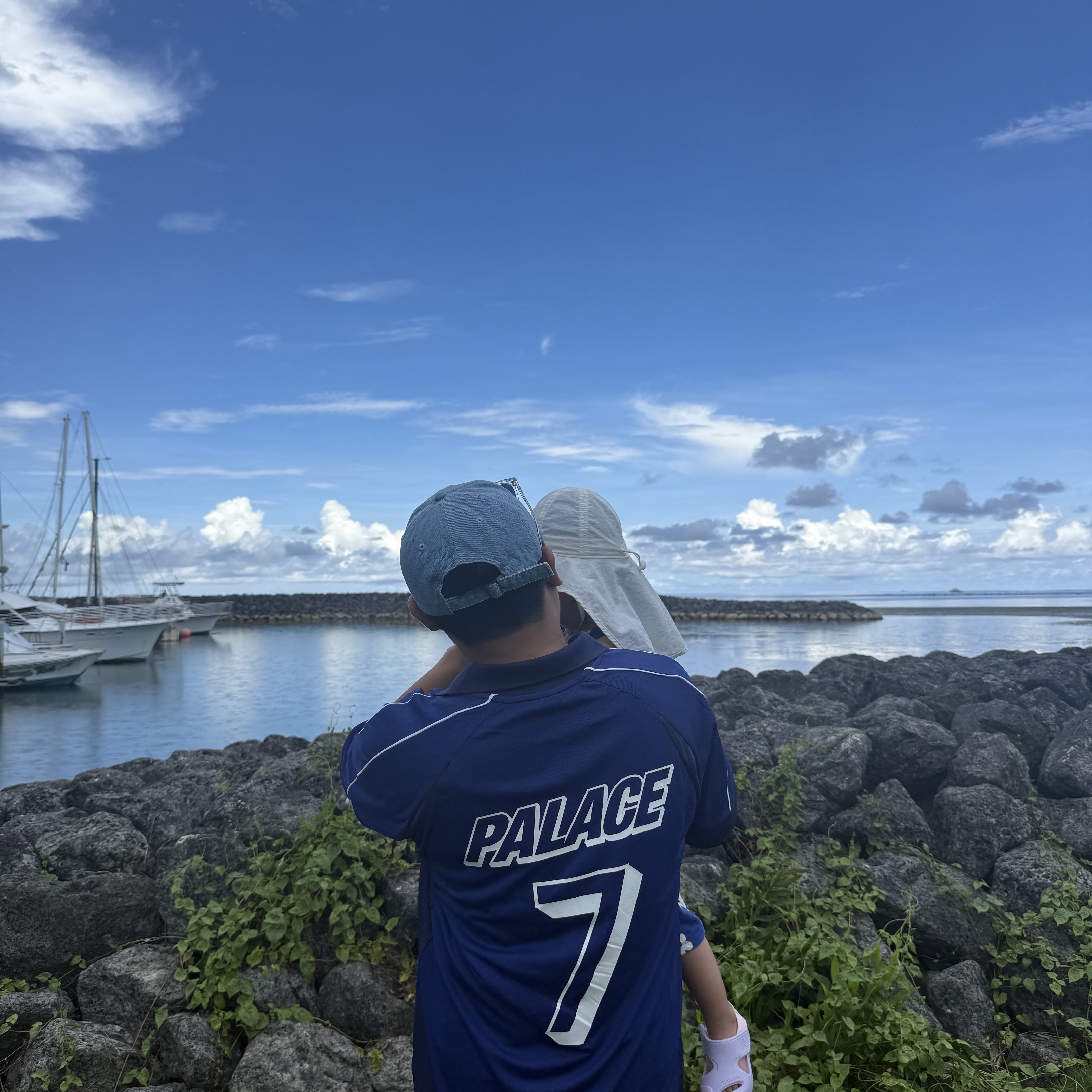 Palace Palais Pro Team Jersey Blue Berry - 25SS 착용 스타일 - 2