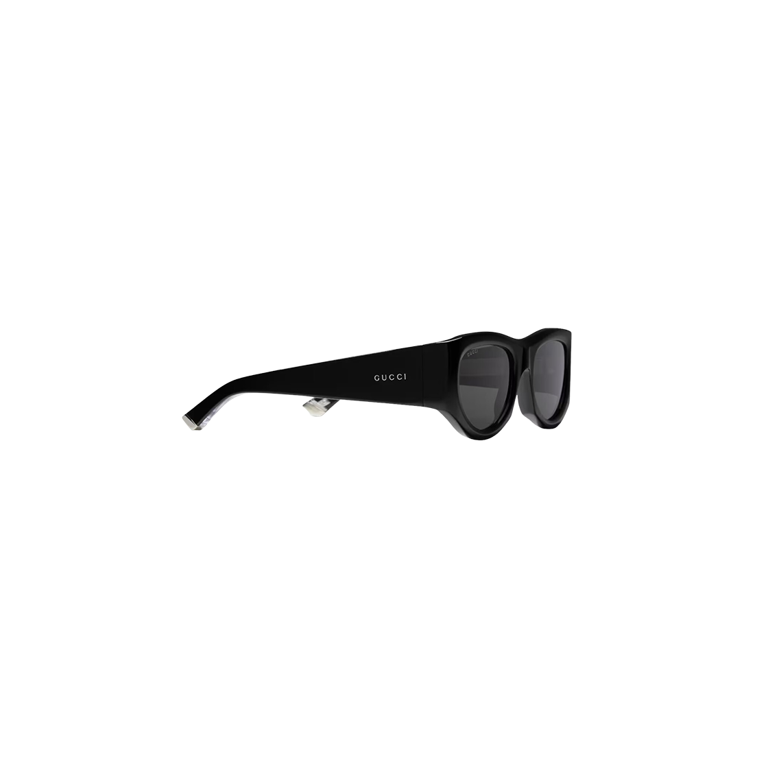 (W) 구찌 렉탱귤러 프레임 선글라스 블랙((W) Gucci Rectangular Frame Sunglasses Black) - 2
