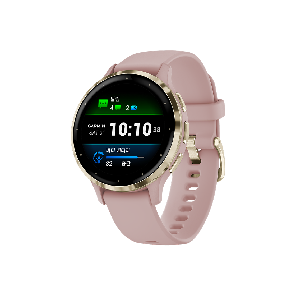 [10% 적립] 가민 베뉴3S 피트니스 GPS 스마트워치 더스트로즈([10% 적립] Garmin Venu 3S GPS Dust Rose Soft Gold (WiFi))