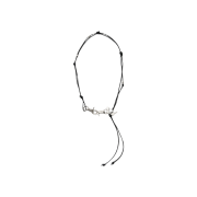 Woodz Out of Time Artifacts Necklace Suede Black