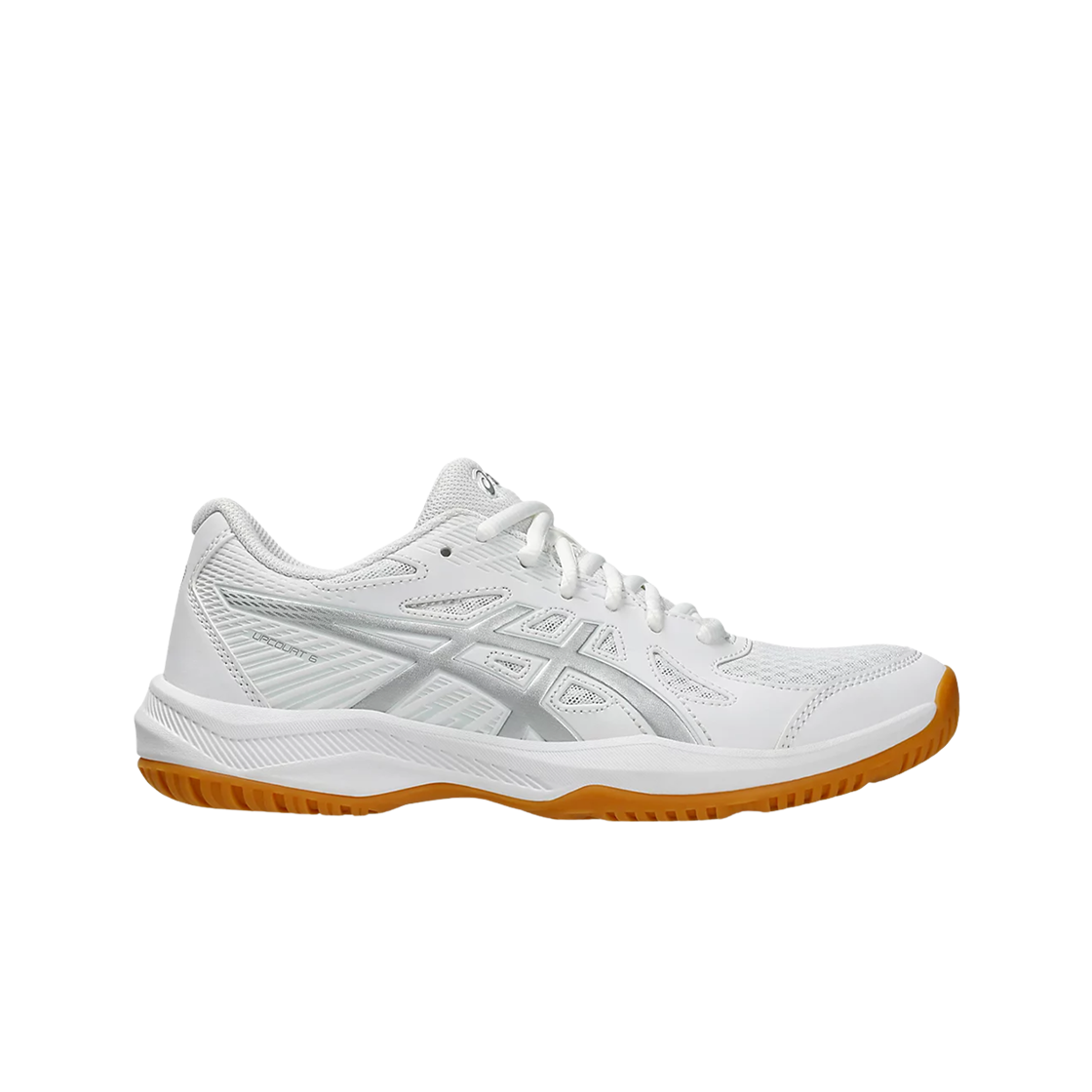 (W) 아식스 업코트 6 화이트 퓨어 실버 - B 스탠다드((W) Asics Upcourt 6 White Pure Silver - B Standard) - 1