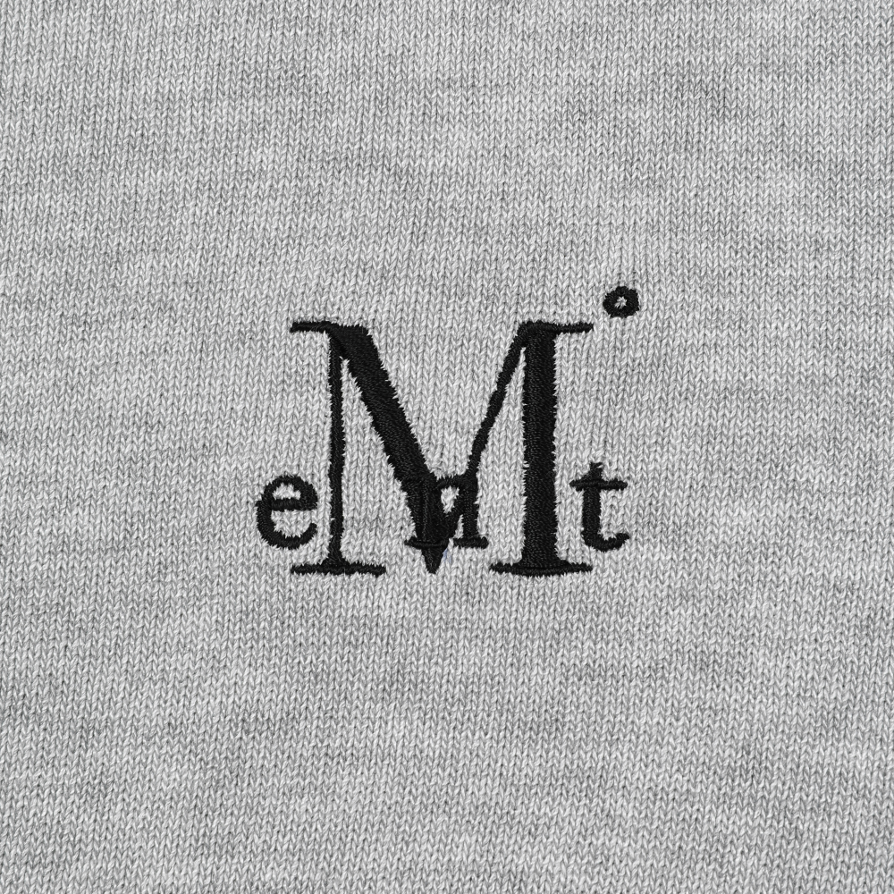 무센트 엘로나 니트 반팔 티 남녀공용 그레이(MUCENT Elona Knit half T Unisex Gray) - 3