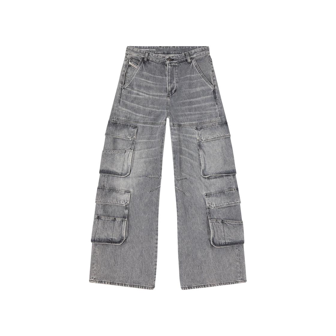 A133160DCBE-02 (W) Diesel Relaxed Jeans 1996 D-Sire Light Grey