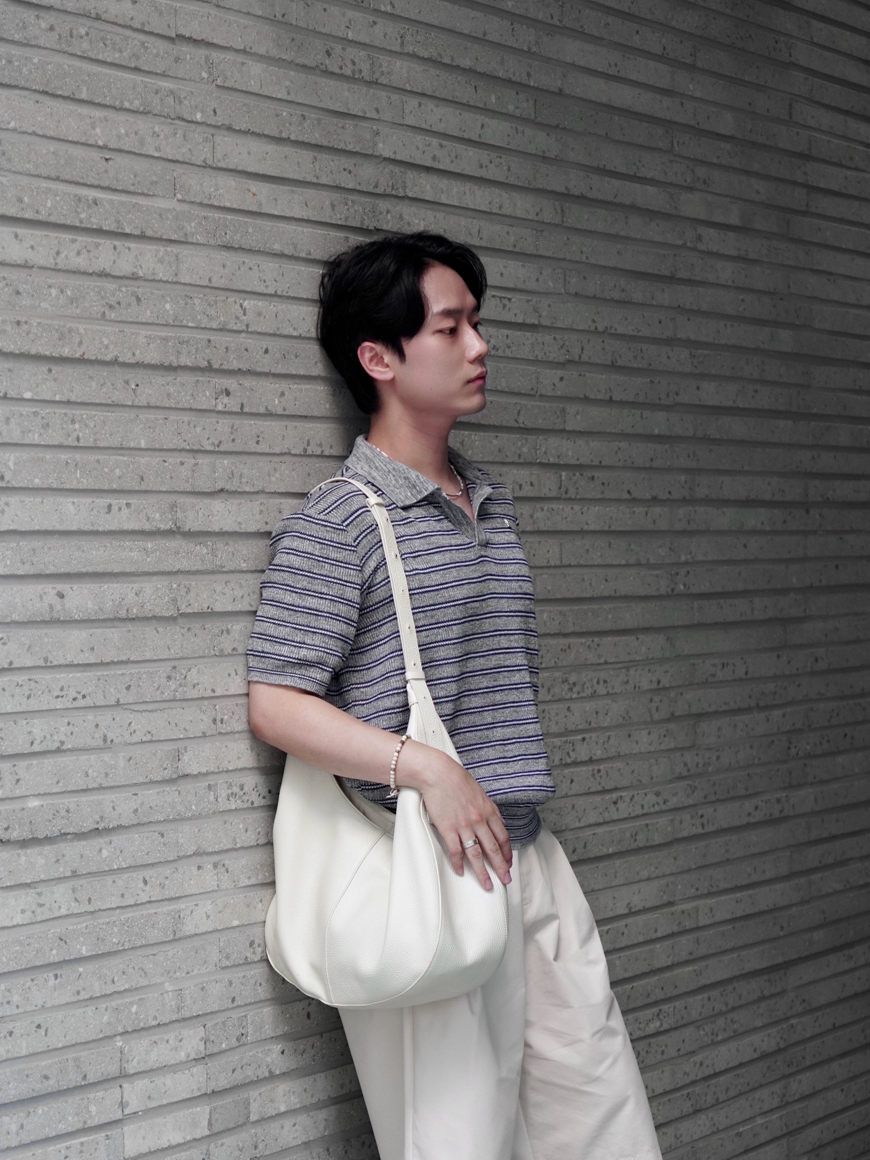 New Balance 996 Ivory White 착용 스타일 - 7