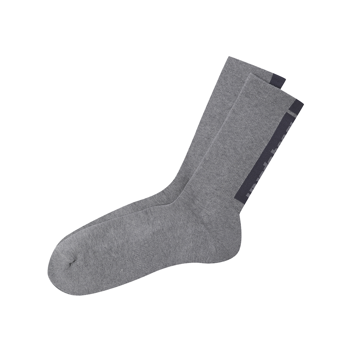 QQ323ASC81_MGR0 le coq sportif Lettering High Socks Grey