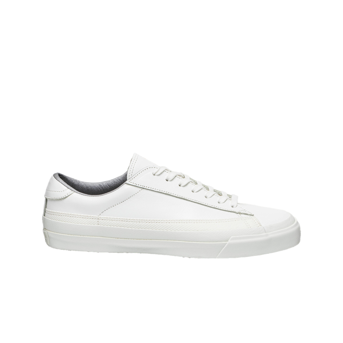 아사히 슈즈 벨티드 로우 레더 036 화이트(Asahi Shoes Belted Low Leather 036 White)