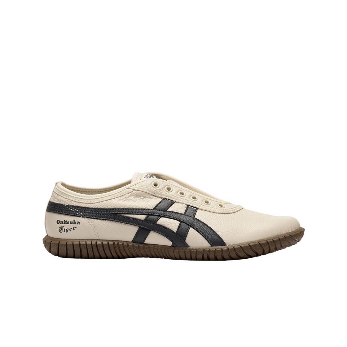 1183C529-200 Onitsuka Tiger Tsunahiki Slip-On Birch Indigo Navy