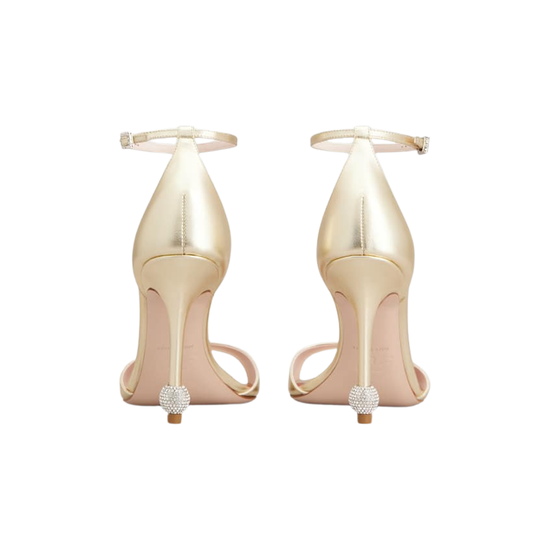 (W) 로저 비비에 주얼 힐 레더 샌들 골드((W) Roger Vivier Jewel Heel Leather Sandal Gold) - 2