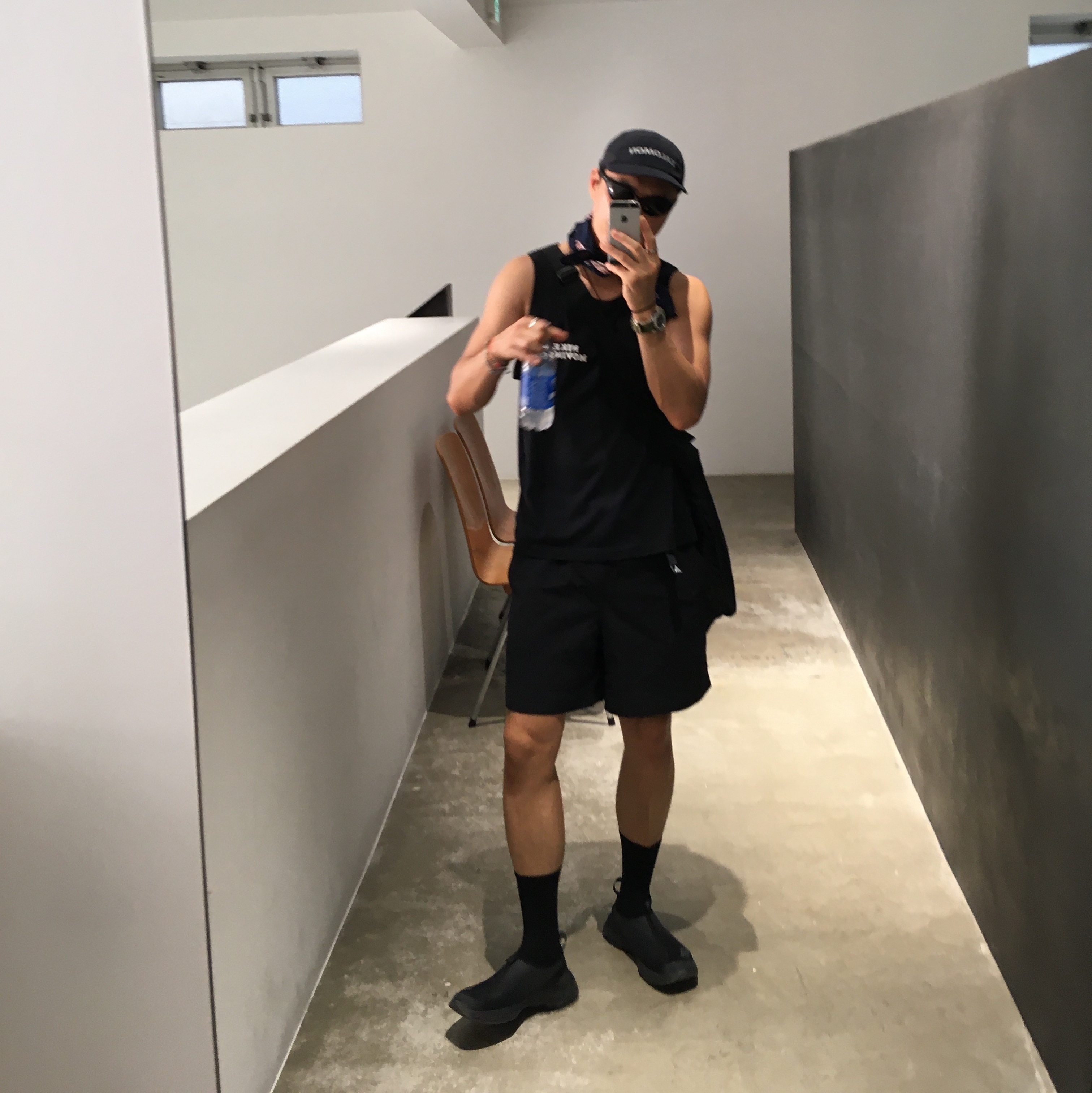 Salomon RX Moc 3.0 Suede Black Magnet 착용 스타일 - 1