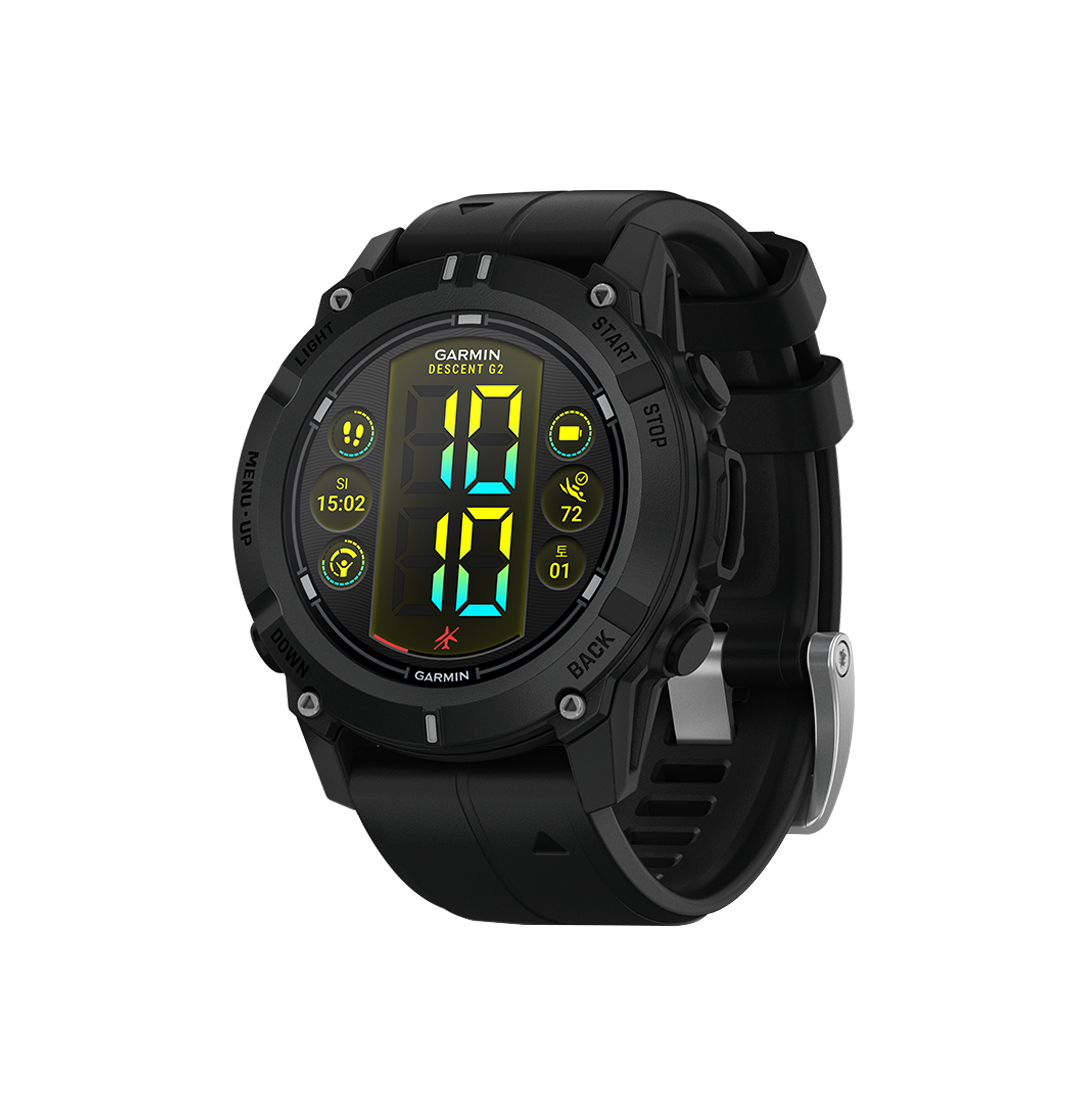 [10% 적립] 가민 디센트 G2 다이빙컴퓨터 다이버시계 블랙([10% 적립] Garmin Descent G2 Dive Computer Black)