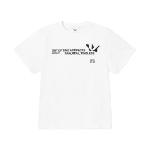 WOODZ OUT OF TIME ARTIFACTS Tシャツ Sサイズ WOODZ [Out of Time Artifacts] Slogan Logo T-Shirt – KPOP2U_Unnie